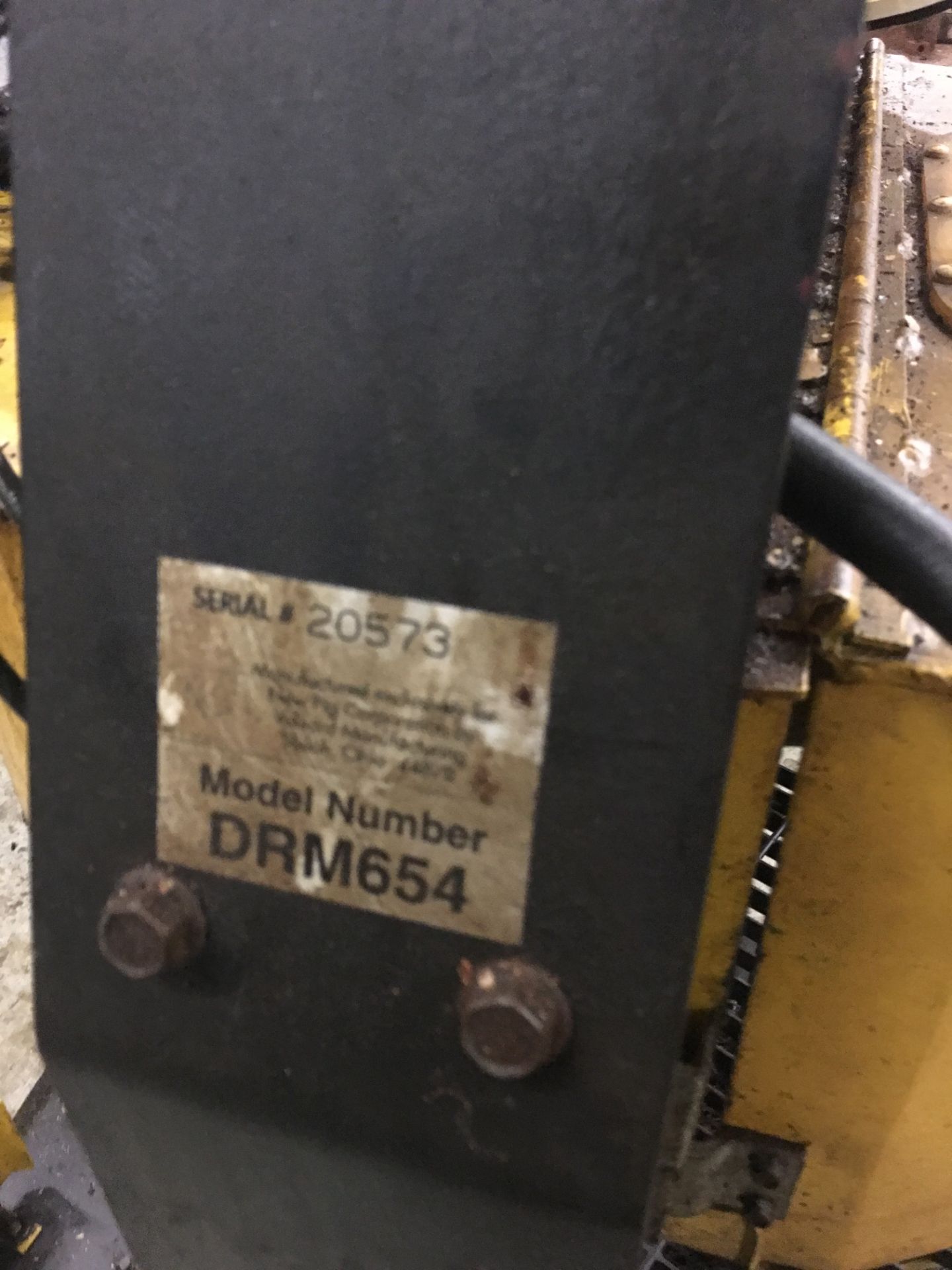 PIG WASTE COMPACTOR MODEL DRM654 S# 20573 - Image 2 of 2