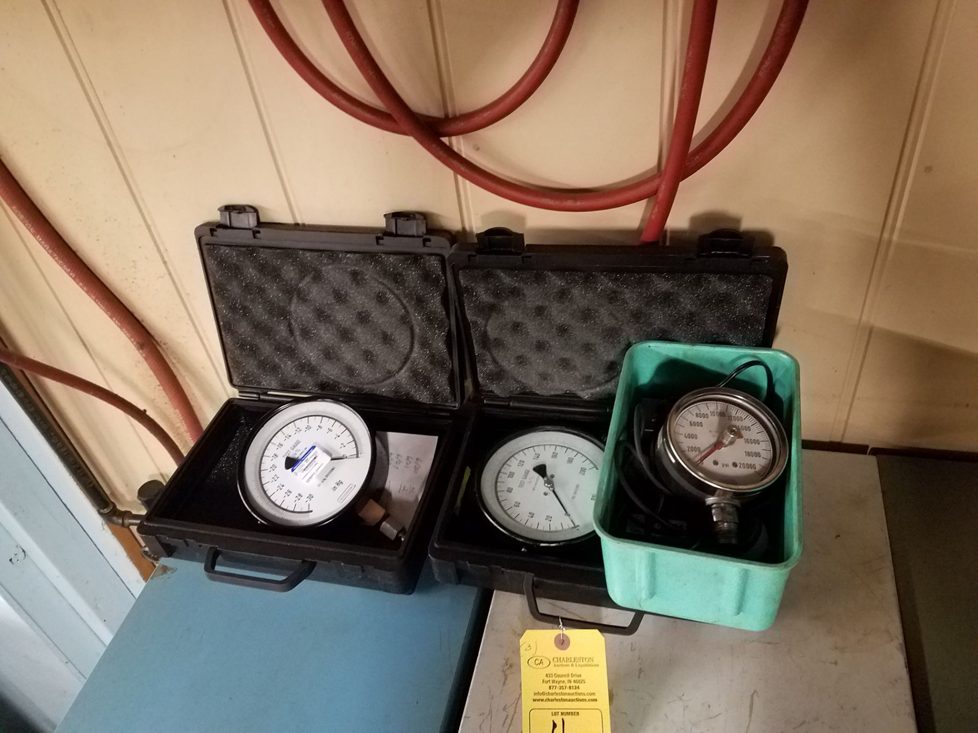 (3) NOSHOK TEST GAUGES(LOCATED AT 2651 S 600 E. COLUMBIA CITY, IN 46725)