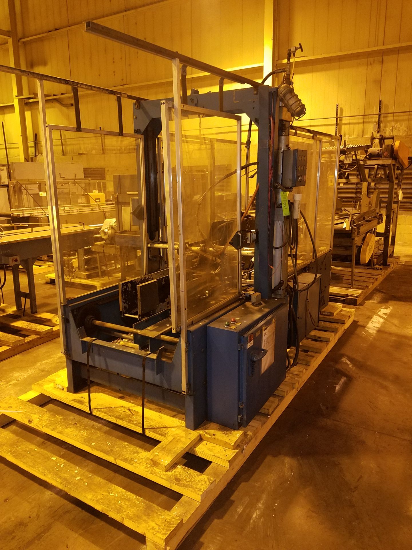 LOVESHAW PADLOCKER CASE SEALER MODEL PST350 S#22-074-322(LOCATED AT 880 MAPLE AVE, CONNEAUT, OH