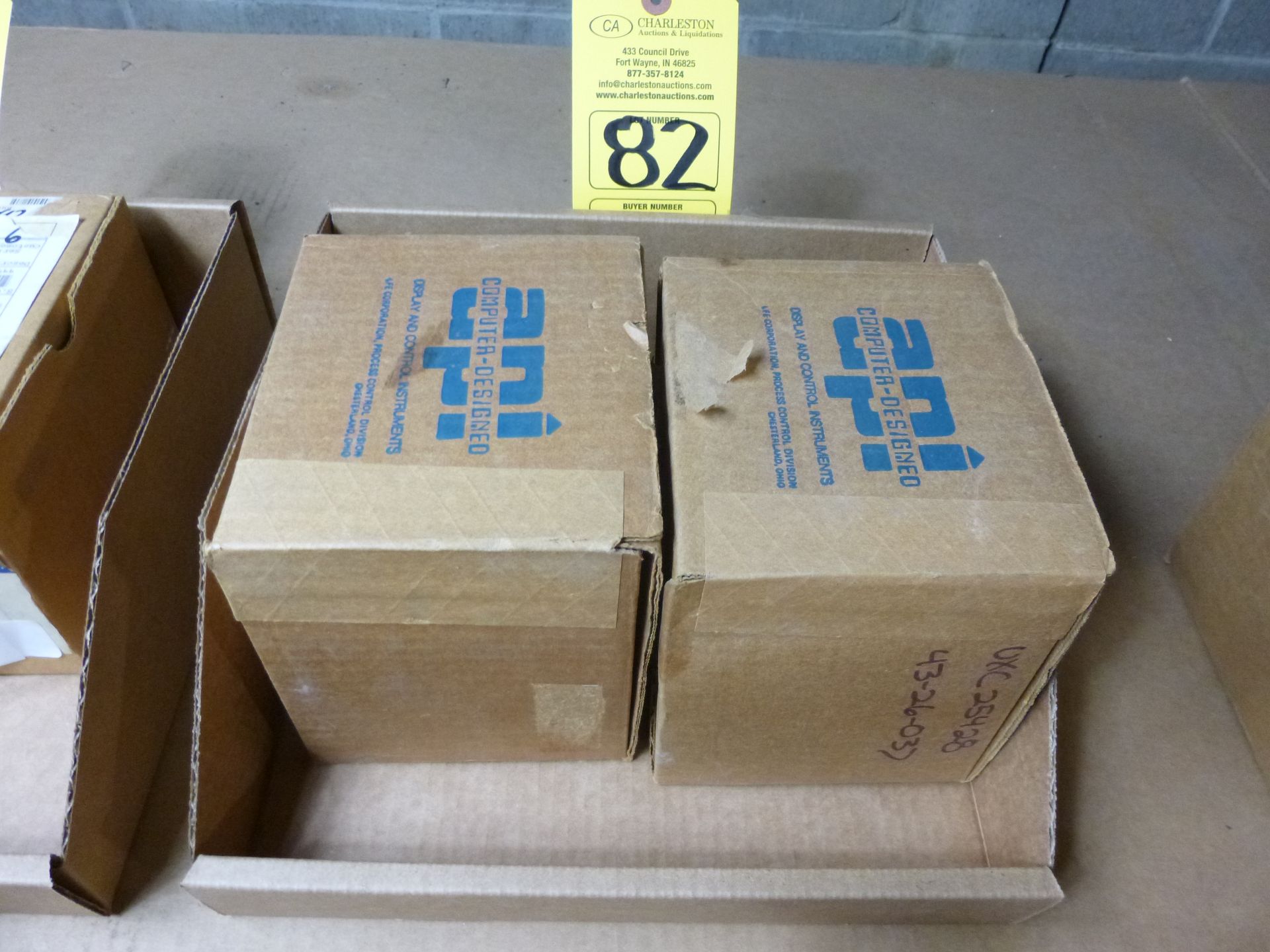 (Qty 2) API Instruments 52-0313-8000 Panel Meter Residual (new in boxes) Shipping can be prepared