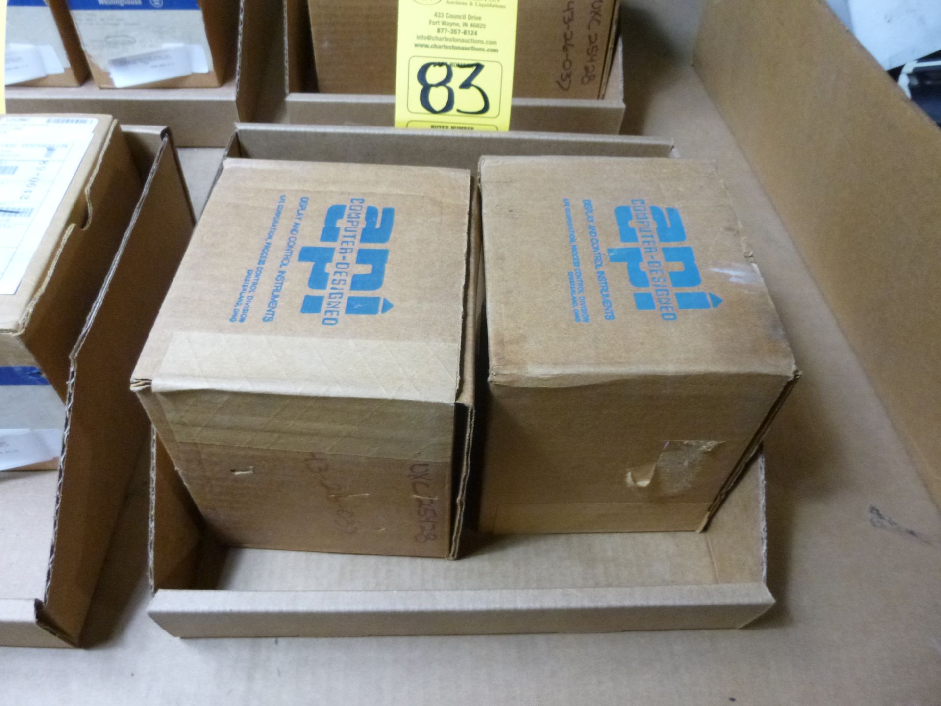 (Qty 2) API Instruments 52-0313-8000 Panel Meter Residual (new in boxes) Shipping can be prepared