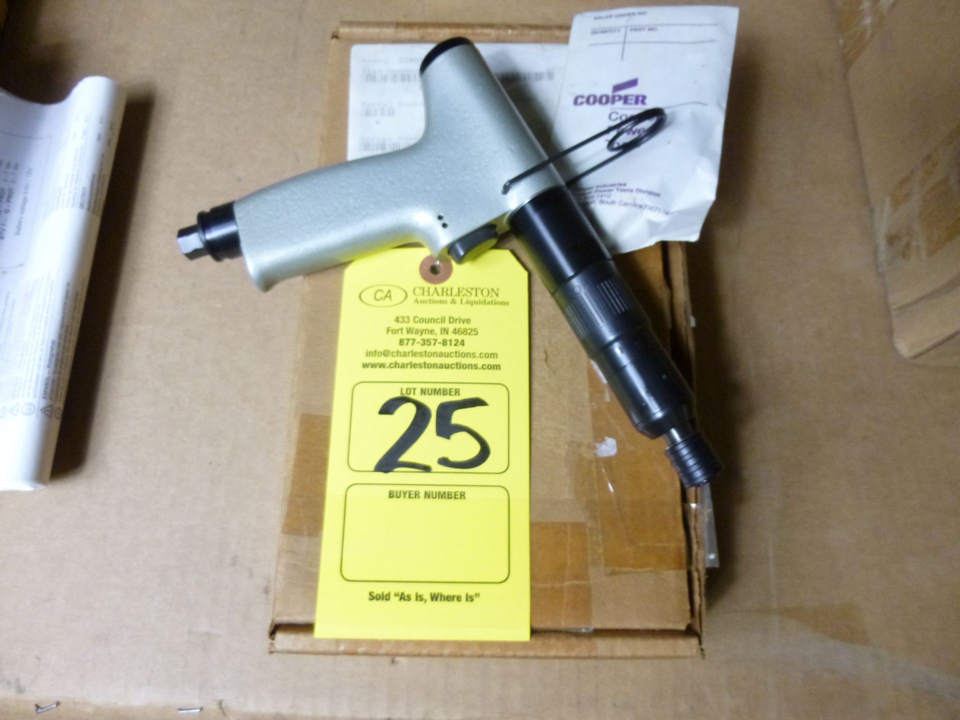 Cooper Gardner Denver pneumatic nutrunner H10RP30ATS pistol grip 1/4" drive (new in box) Shipping