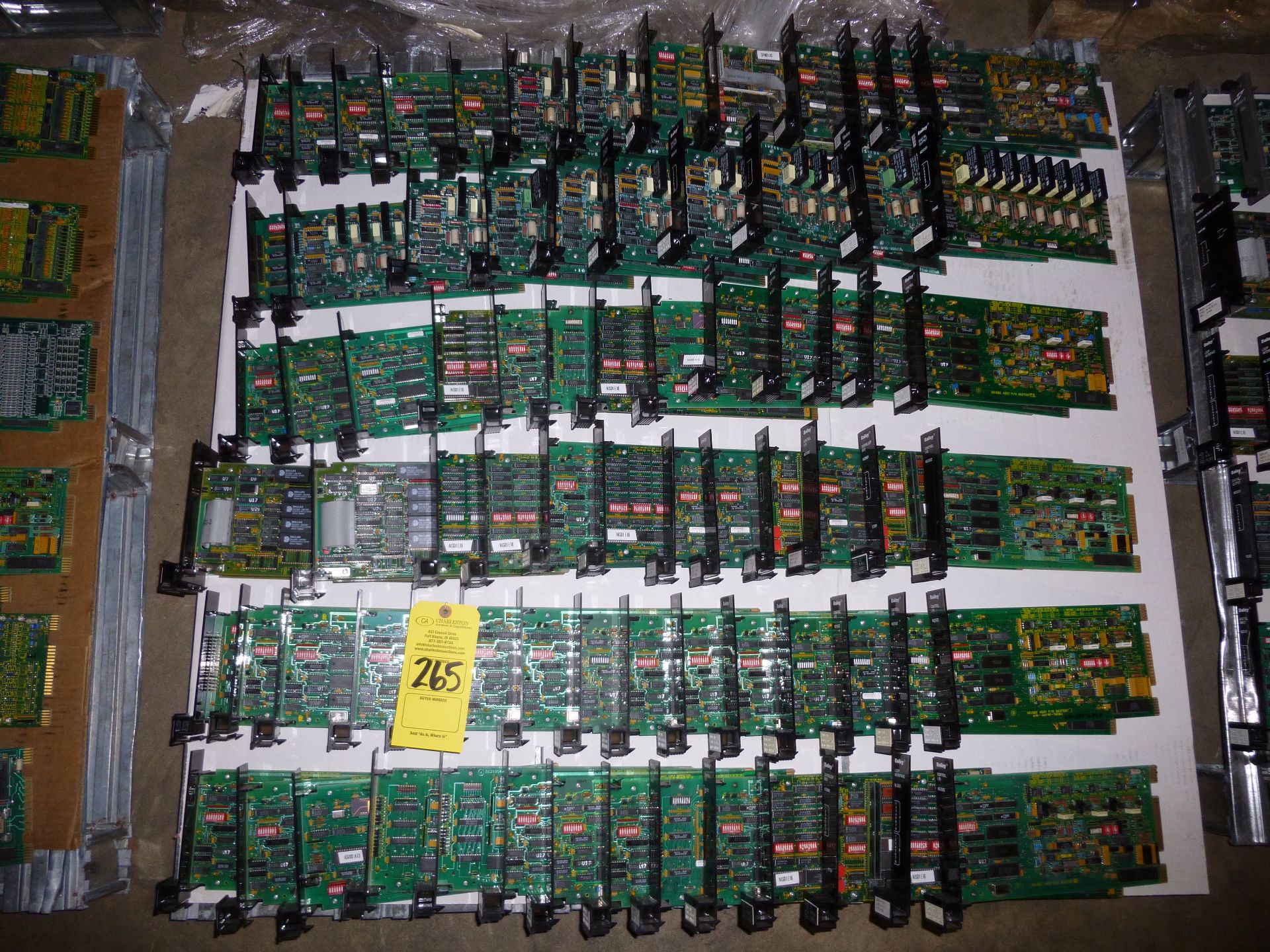 Pallet of assorted parts and electrical. Shipping can be prepared for either ground package or LTL