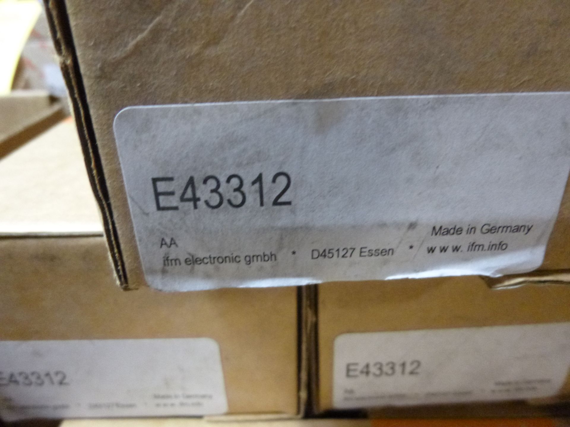 (Qty 6) IFM part number E43312 ( new in boxes) Shipping can be prepared for either ground package or - Image 3 of 4