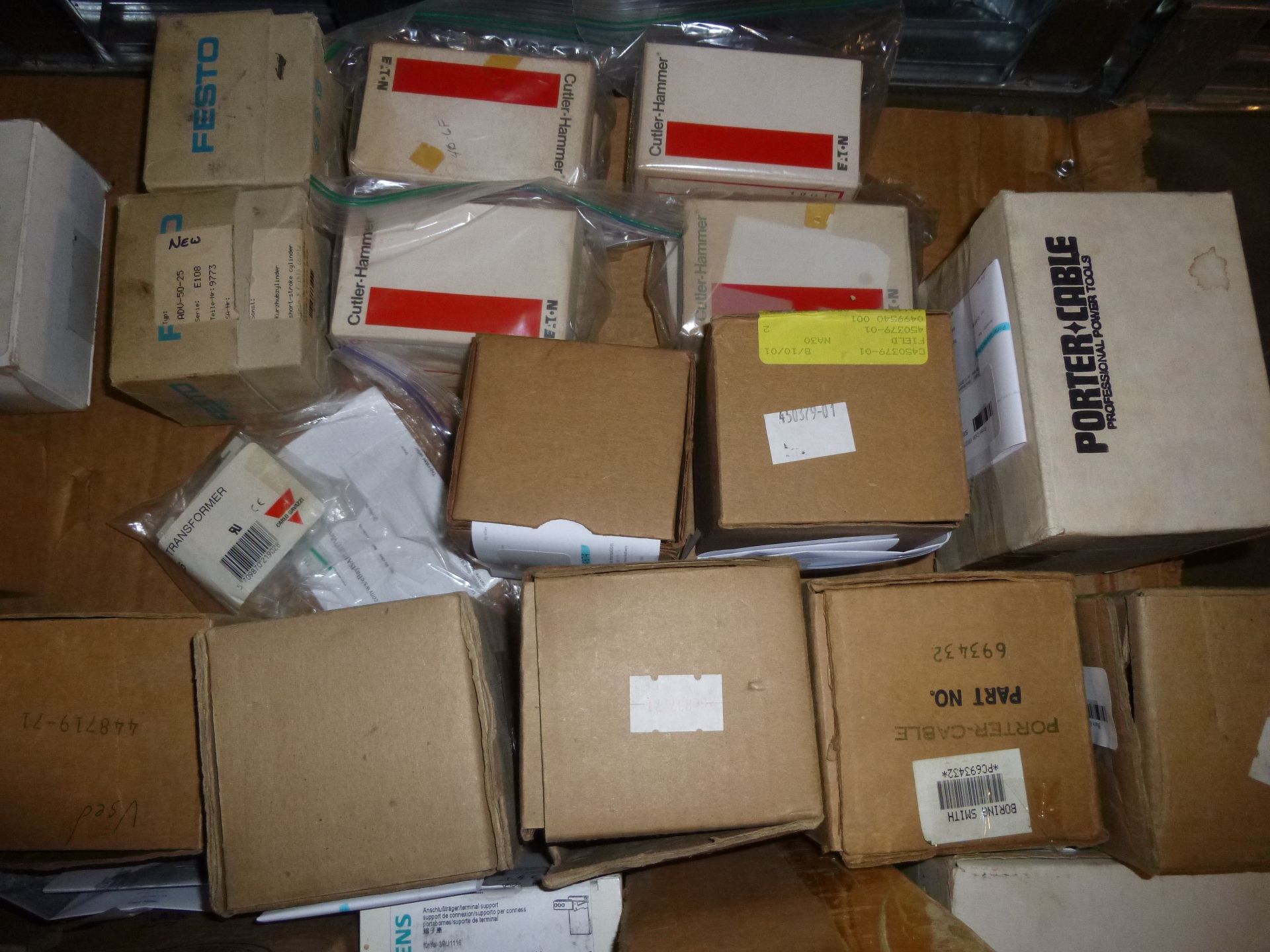 Pallet of assorted parts and electrical (mostly new in package) Shipping can be prepared for - Image 4 of 6