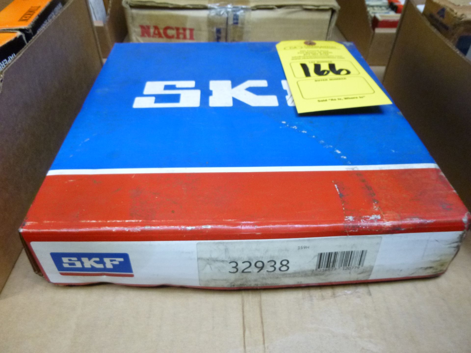 (Qty 1) SKF 32938 bearing (new in box) Shipping can be prepared for either ground package or LTL for