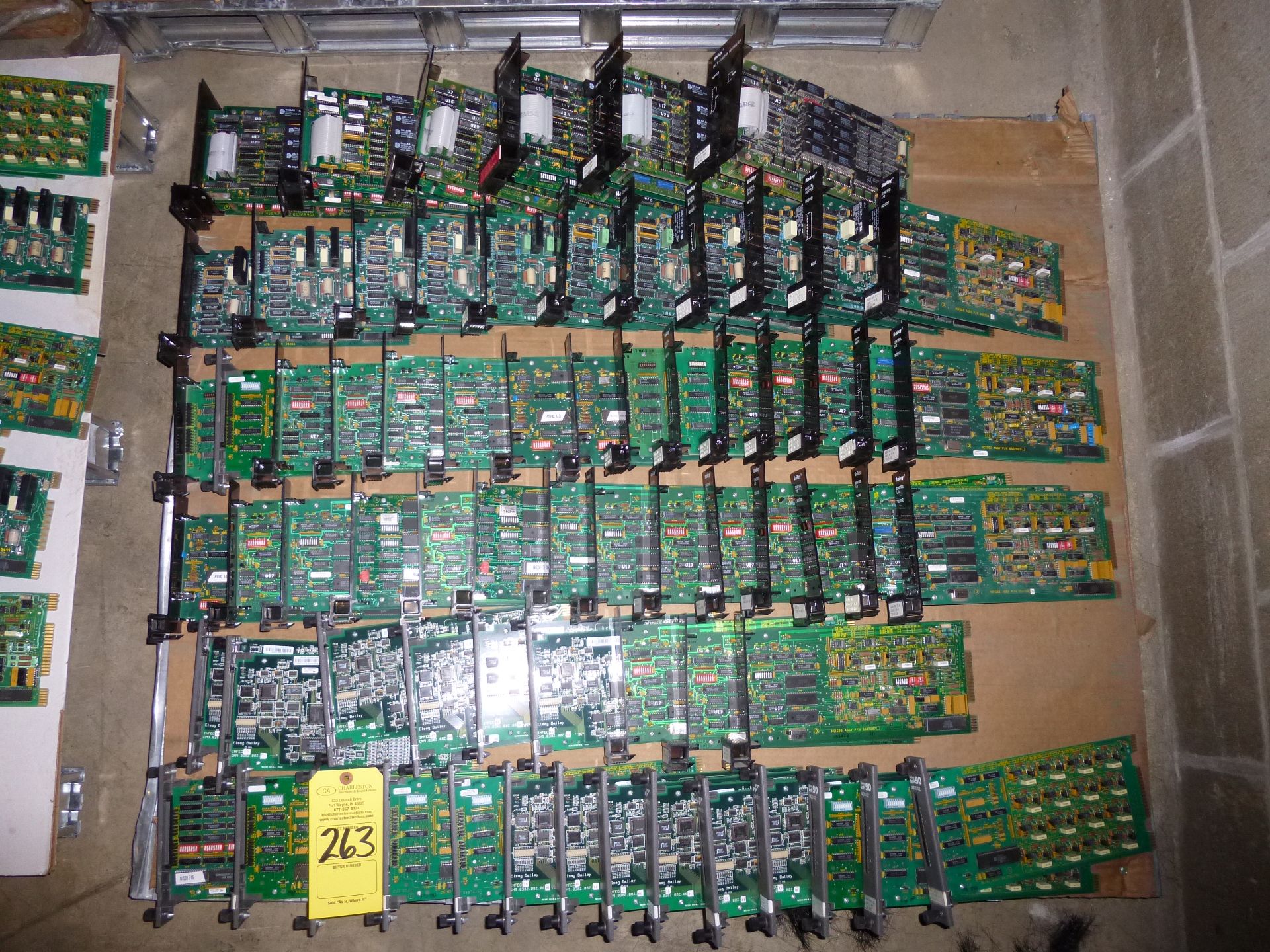 Pallet of assorted parts and electrical. Shipping can be prepared for either ground package or LTL