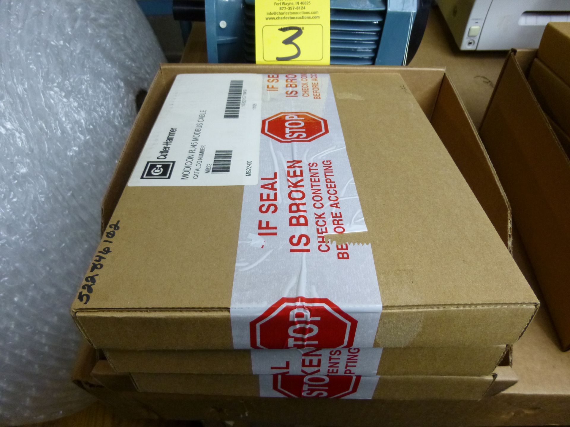 (Qty 3) Cutler Hammer Modicon RJ45 MODBUS Cable MB22 (new in box) Shipping can be prepared for