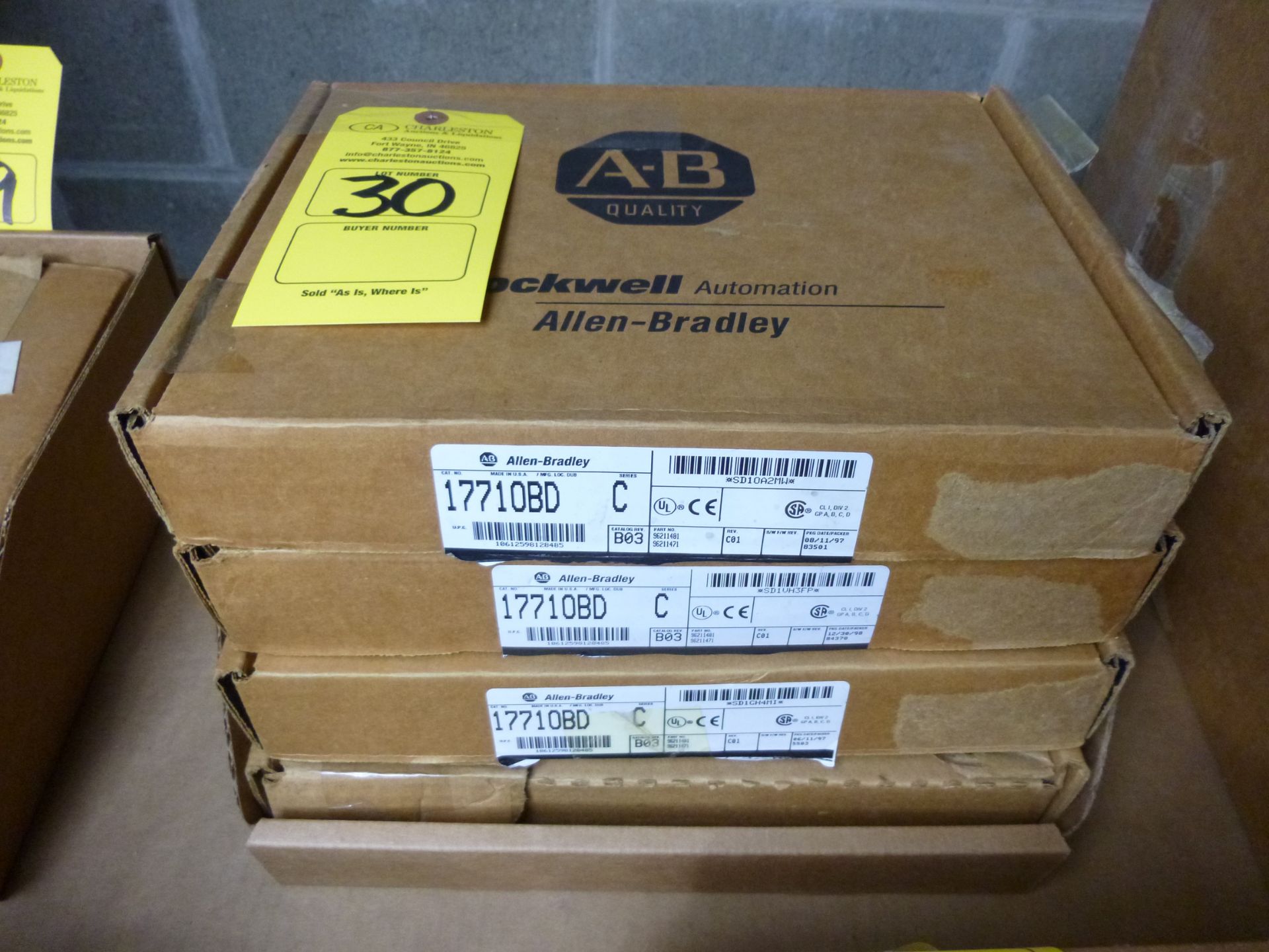 (Qty 4) Allen Bradley 1771-OBD/C Rev B03 (new in box) Shipping can be prepared for either ground