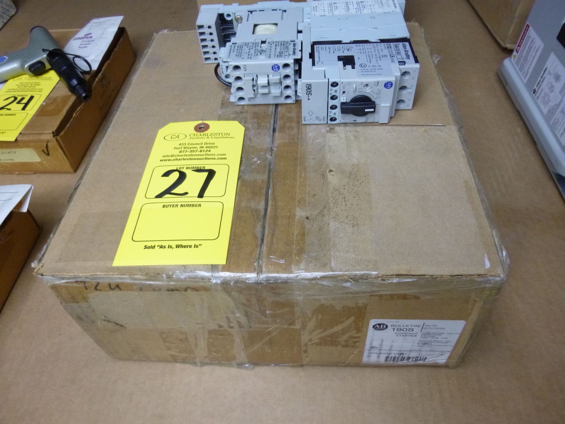Allen Bradley 190S-ANDJ2-CB63C compact motor starter (new in box) Shipping can be prepared for