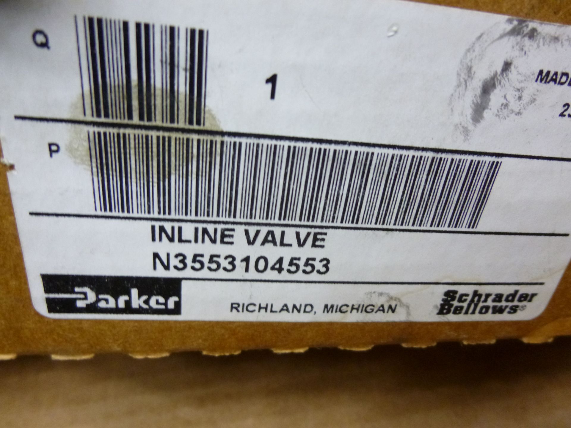 Parker N355310553 Inline Valve Solenoid (new in box) Shipping can be prepared for either ground - Image 2 of 2