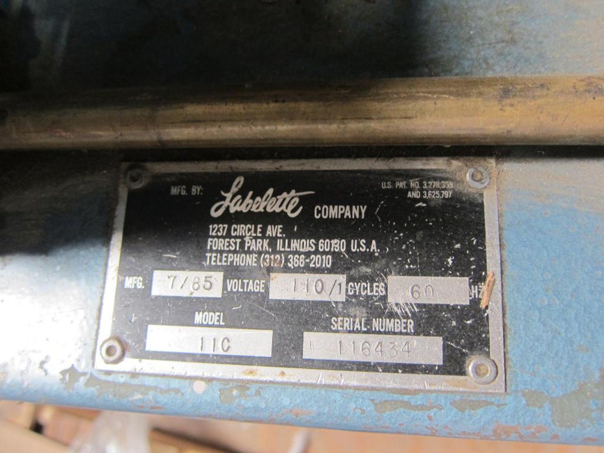 Labelette semi automatic glue labeler - Image 3 of 3