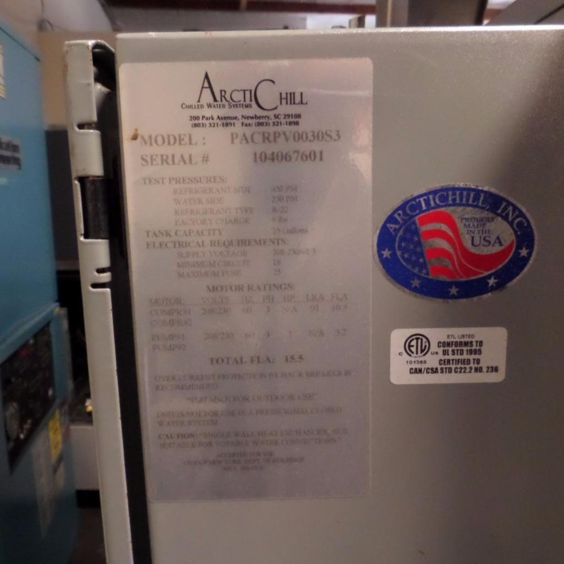 Artic Chill Water Chiller - Image 4 of 5