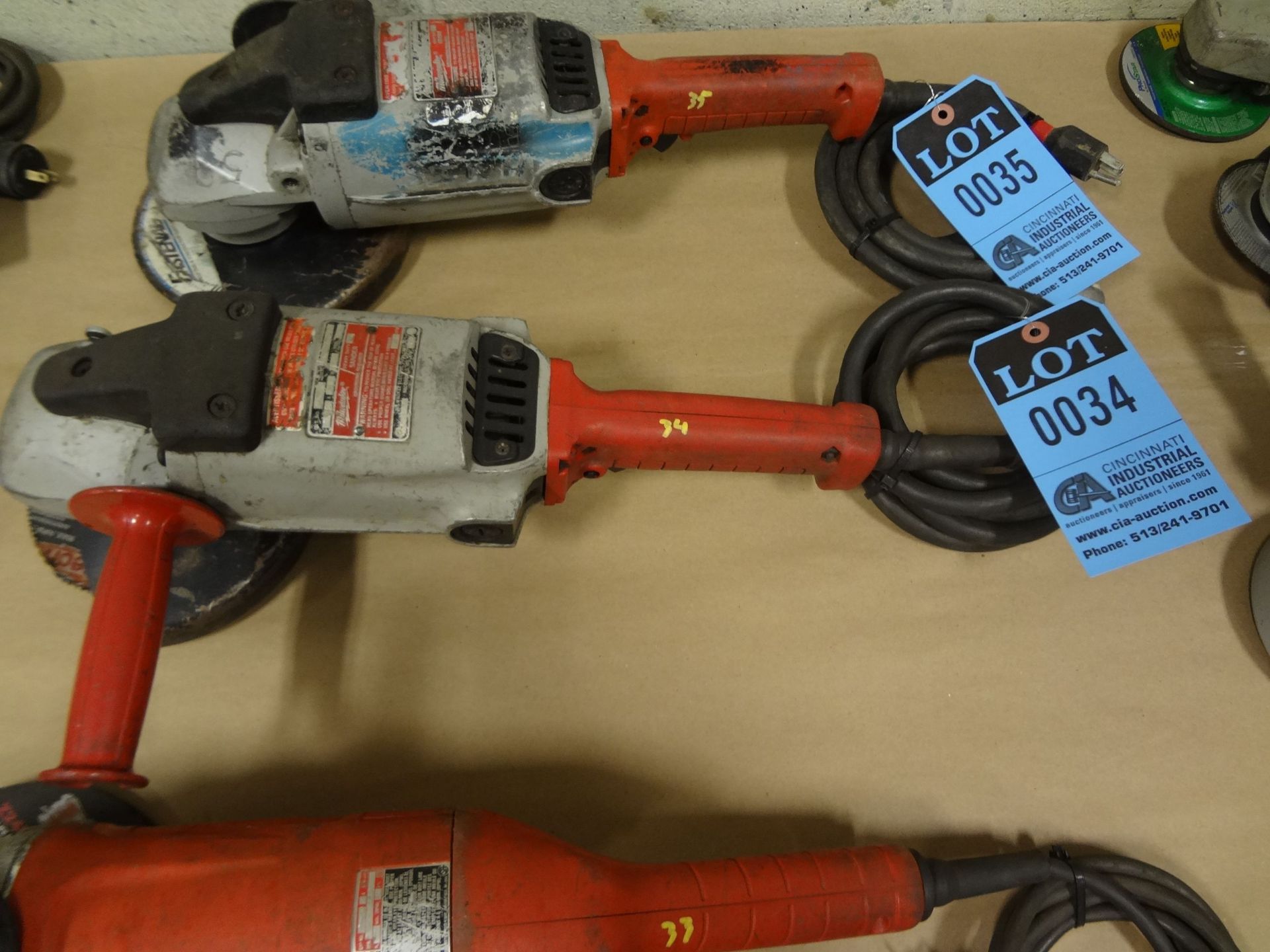 7" MILWAUKEE ELECTRIC ANGLE GRINDER