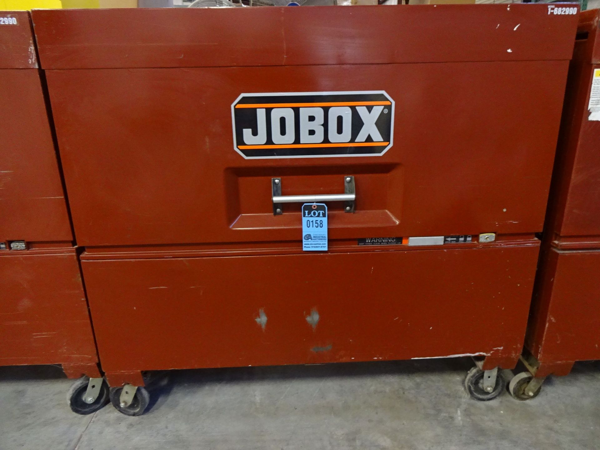 JOBOX MODEL 1-682990 PORTABLE JOB SITE GANG BOX