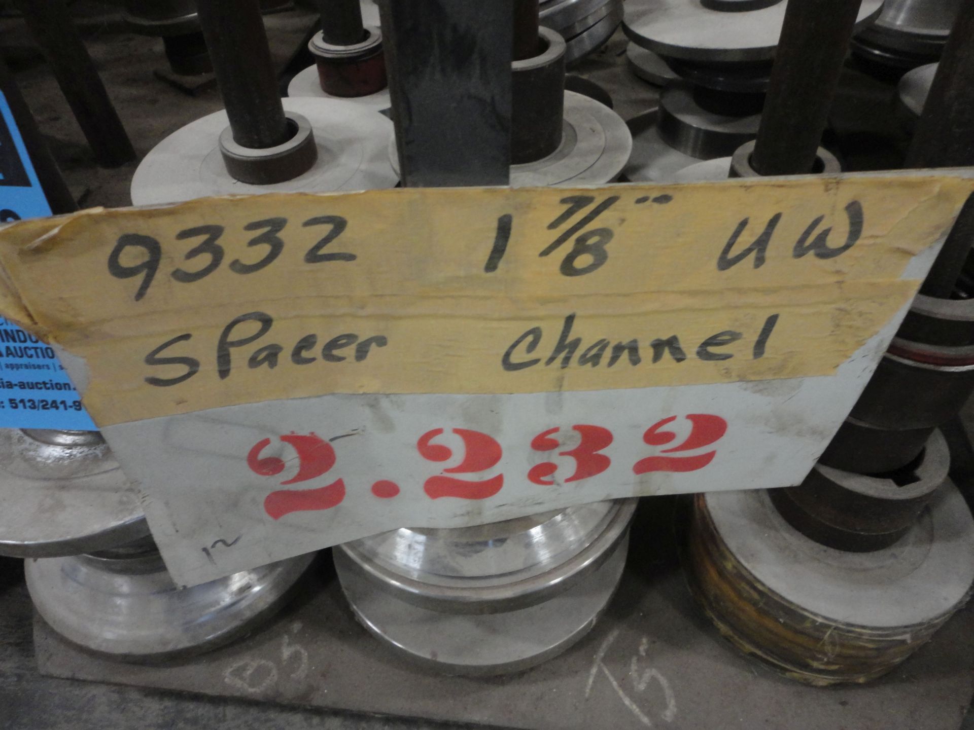 STAND 17/8" SPACER CHANNEL ROLL FORMER TOOLING WITH PRESS DIES - Image 5 of 5