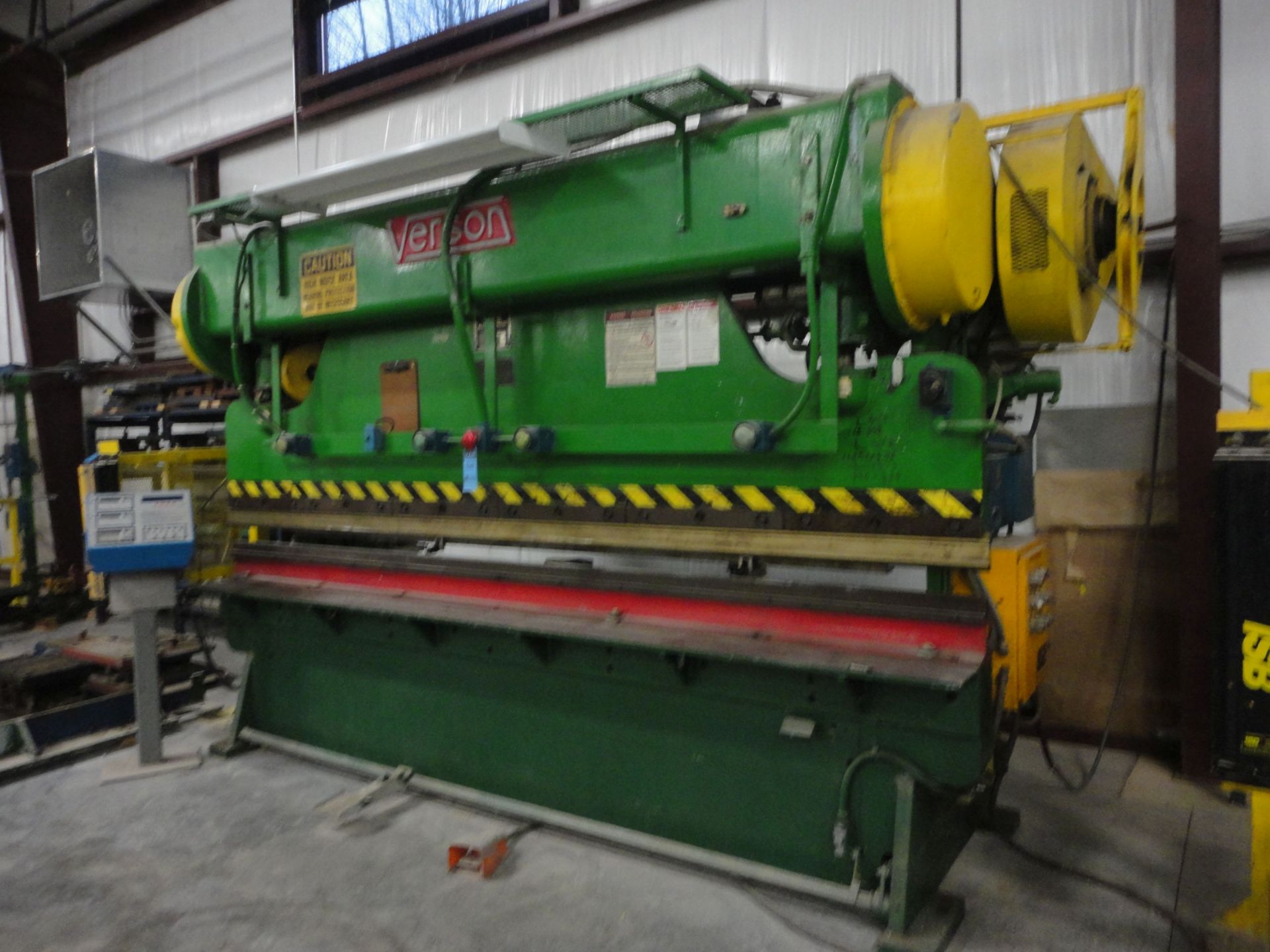 65 TON X 12' VERSON MECHANICAL PRESS BRAKE; S/N 1440-2010-65, WITH CNC BACK GAGE - Image 2 of 19