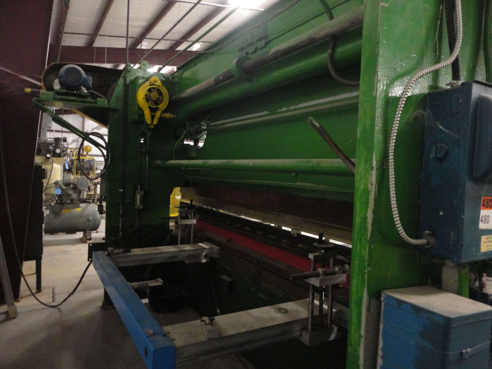 65 TON X 12' VERSON MECHANICAL PRESS BRAKE; S/N 1440-2010-65, WITH CNC BACK GAGE - Image 7 of 19