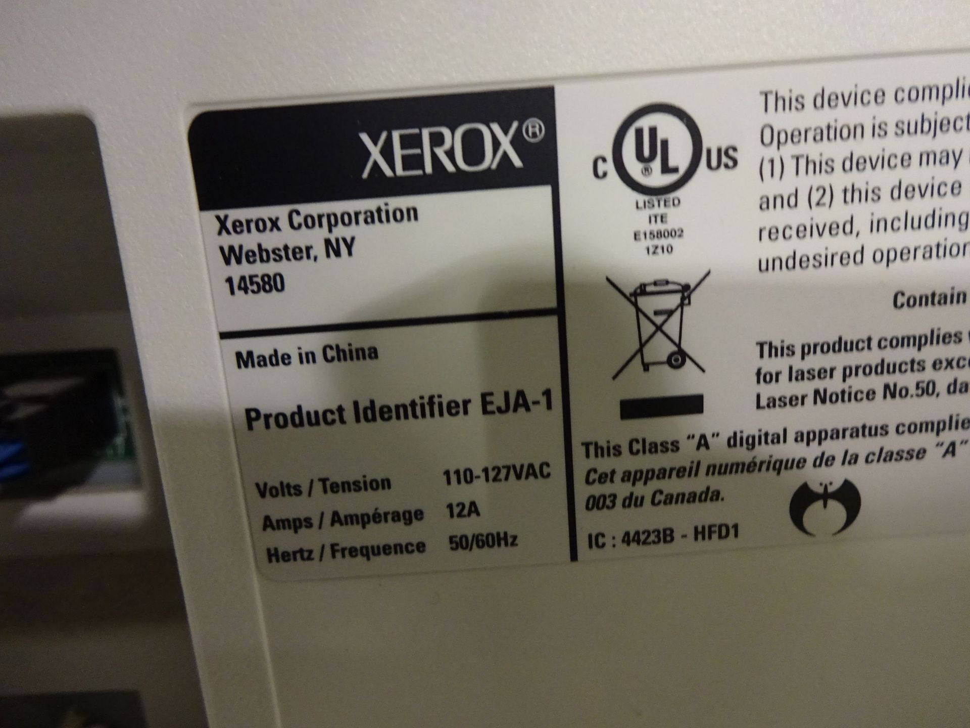 XEROX COPYCENTRE C118 COPY-SCAN-FAX MACHINE - Image 3 of 3