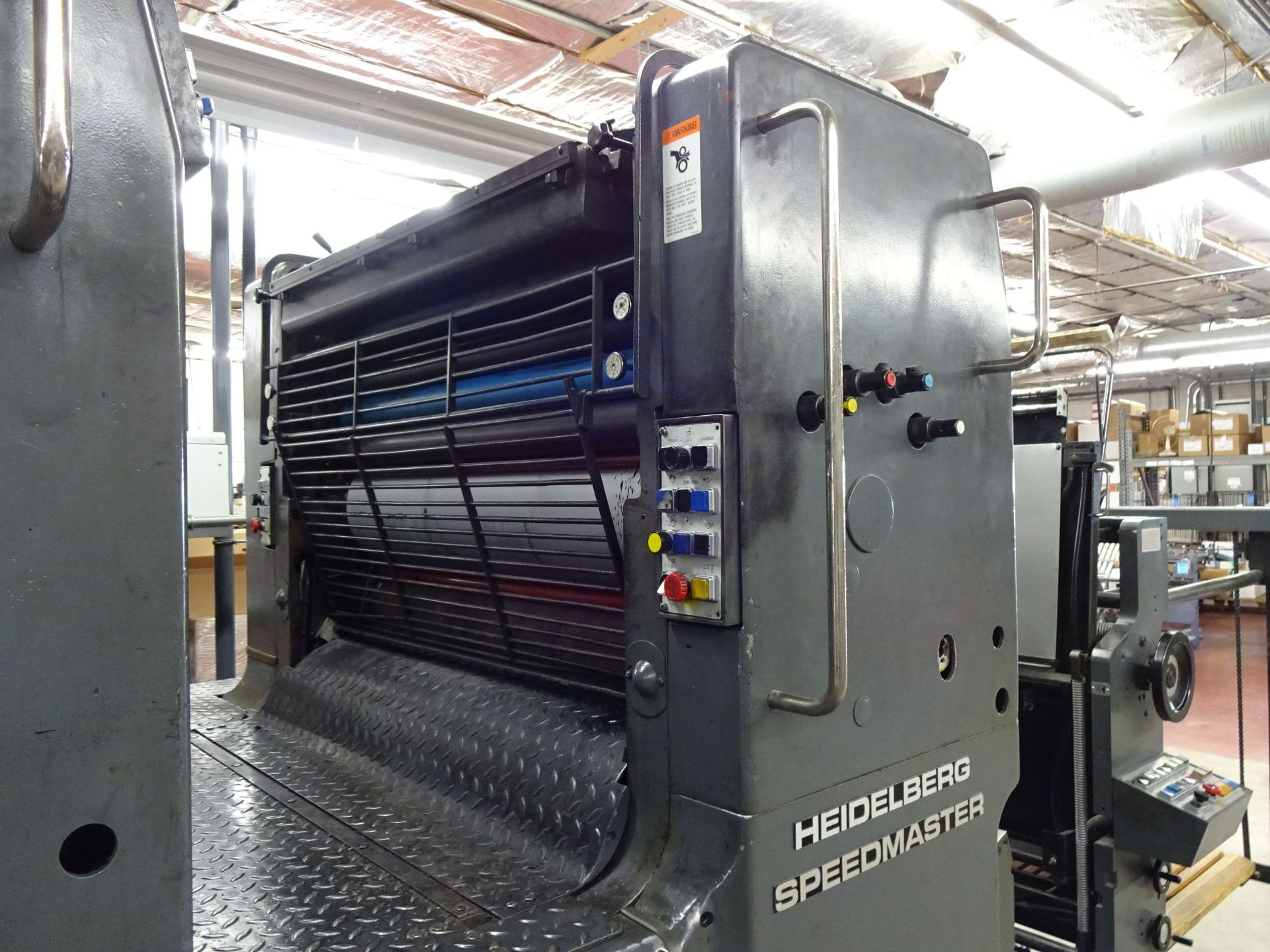 28" X 40" HEIDELBERG SPEEDMASTER 102 DP THREE-COLOR PERFECTOR PRESS; S/N 524159, CPC CONTROL - Image 16 of 25