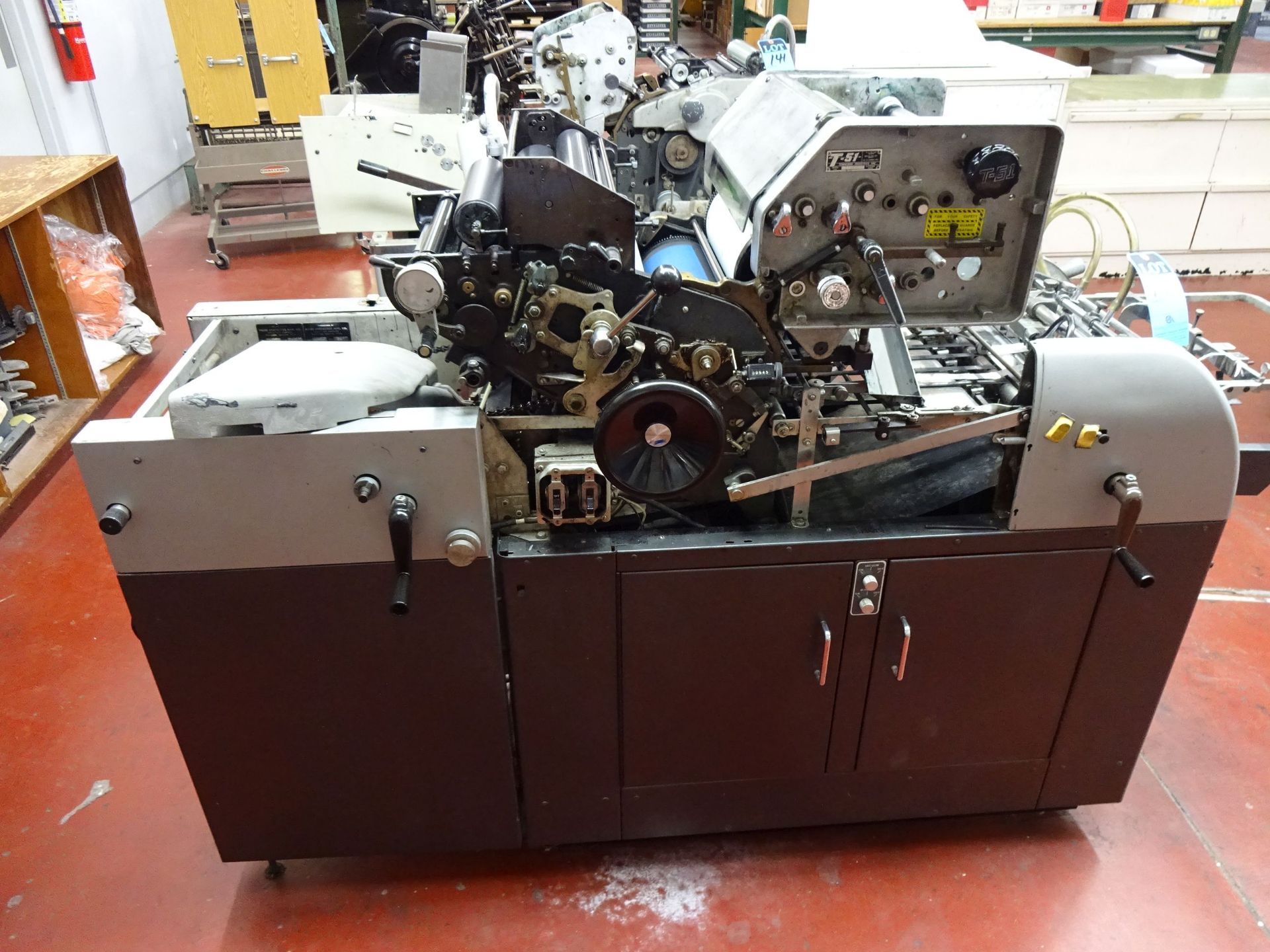 11" X 17" PRESS SPECIALTIES MODEL 1252S MULTI LITH TWO-COLOR PRESS; S/N 519, WITH T-51 HEAD - Image 2 of 11