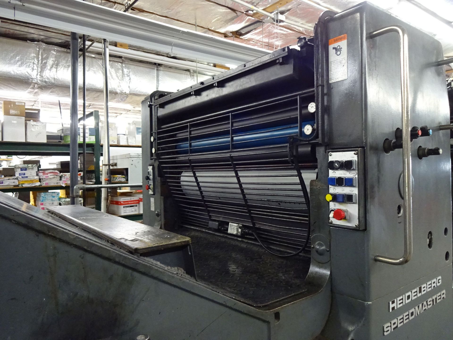 28" X 40" HEIDELBERG SPEEDMASTER 102 DP THREE-COLOR PERFECTOR PRESS; S/N 524159, CPC CONTROL - Image 19 of 25