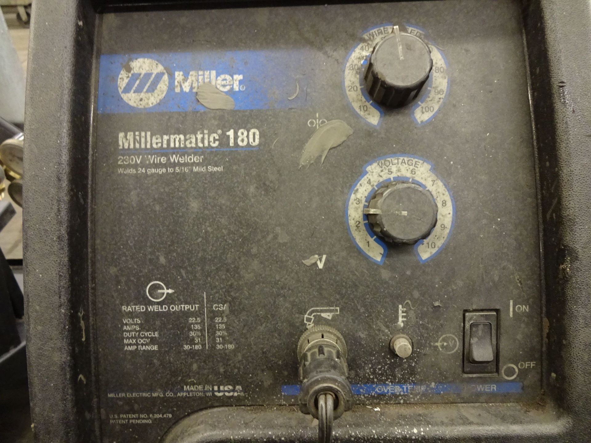 180 AMP MILLERMATIC 180 WELDER; S/N LG481924N - Bild 2 aus 5