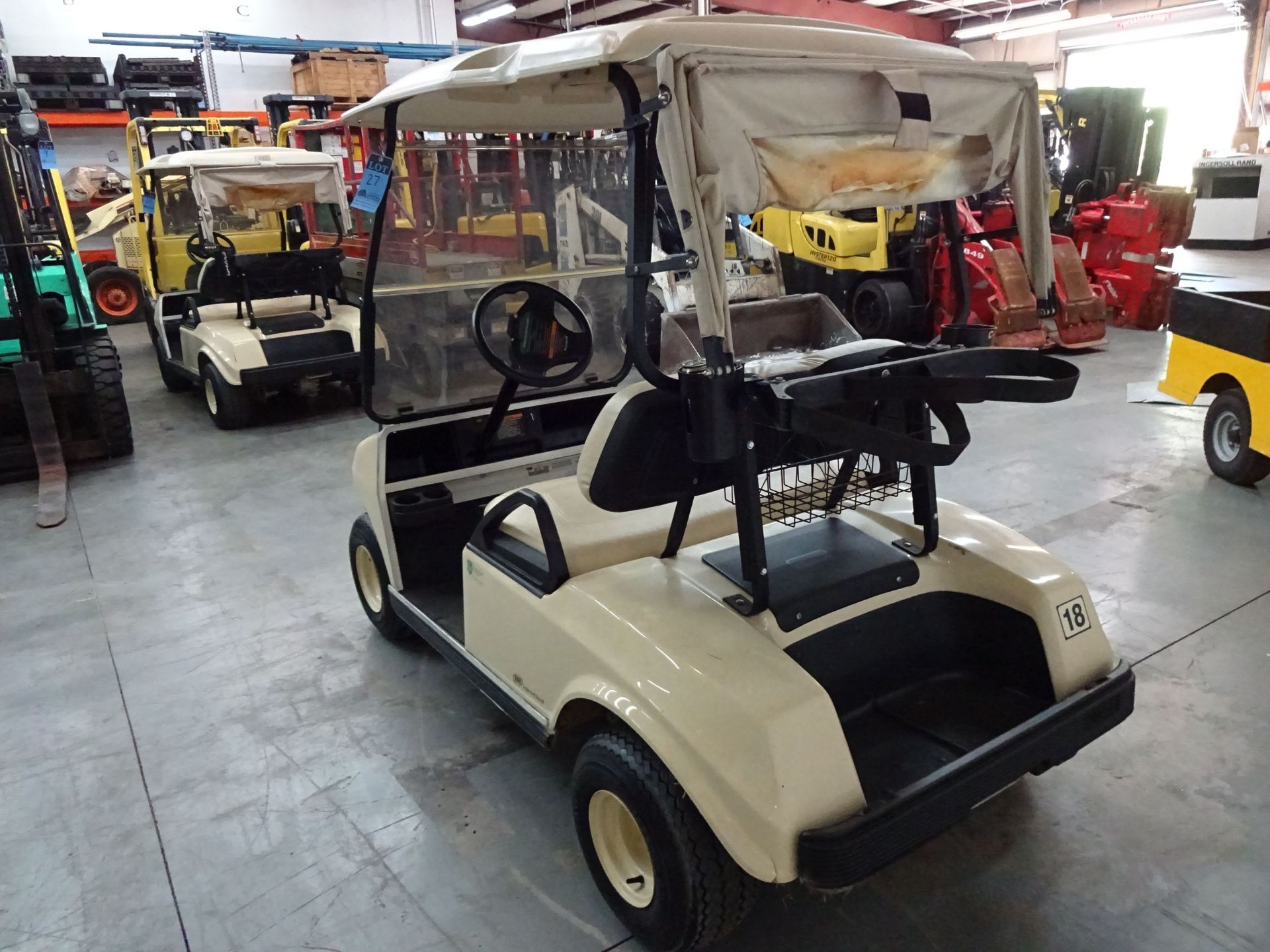 2011 CLUB CAR MODEL DS 2-PERSON GASOLINE POWERED PERSONNEL CARRIER / GOLF CART; S/N AG1129- - Image 5 of 7