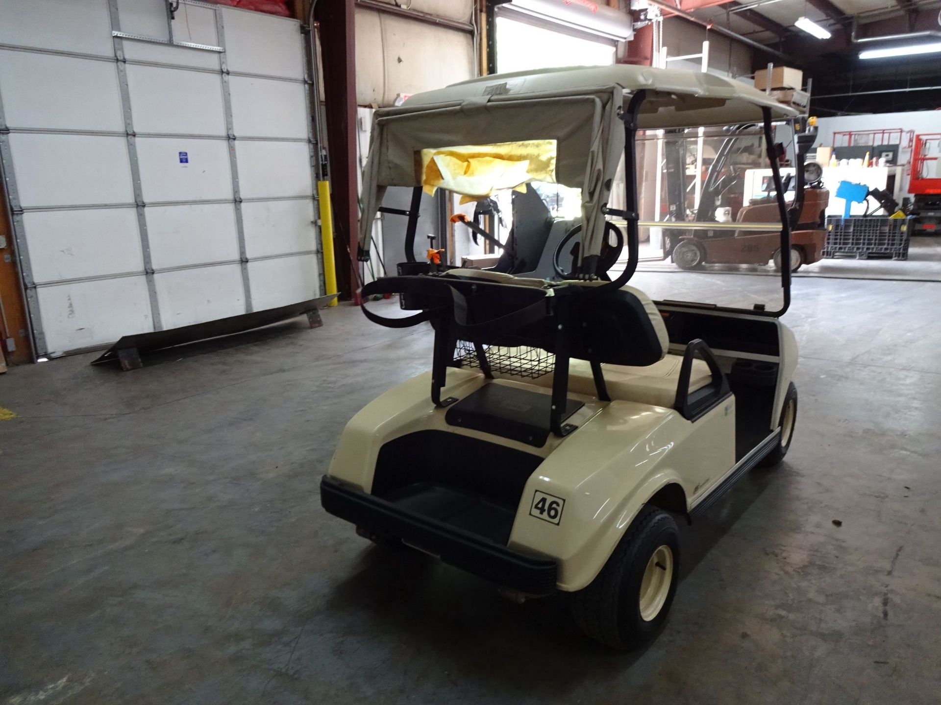 2011 CLUB CAR MODEL DS 2-PERSON GASOLINE POWERED PERSONNEL CARRIER / GOLF CART; S/N AG1129- - Image 4 of 7