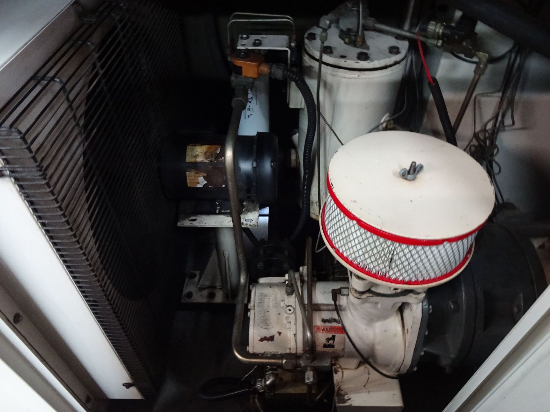 50 HP INGERSOLL RAND MODEL SSR-EPE50 ROTARY SCREW CABINET ENCLOSED AIR COMPRESSOR; S/N F2639U91, 128 - Image 4 of 5