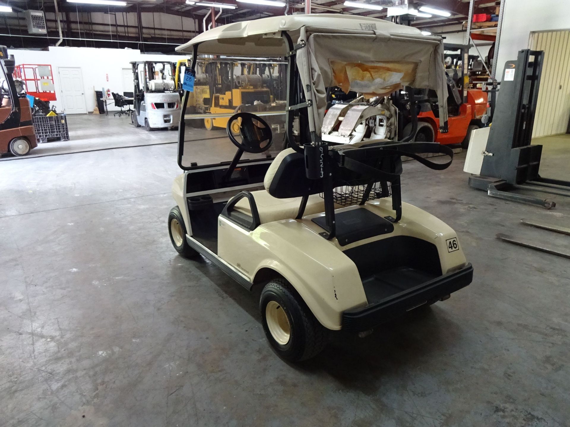 2011 CLUB CAR MODEL DS 2-PERSON GASOLINE POWERED PERSONNEL CARRIER / GOLF CART; S/N AG1129- - Image 5 of 7