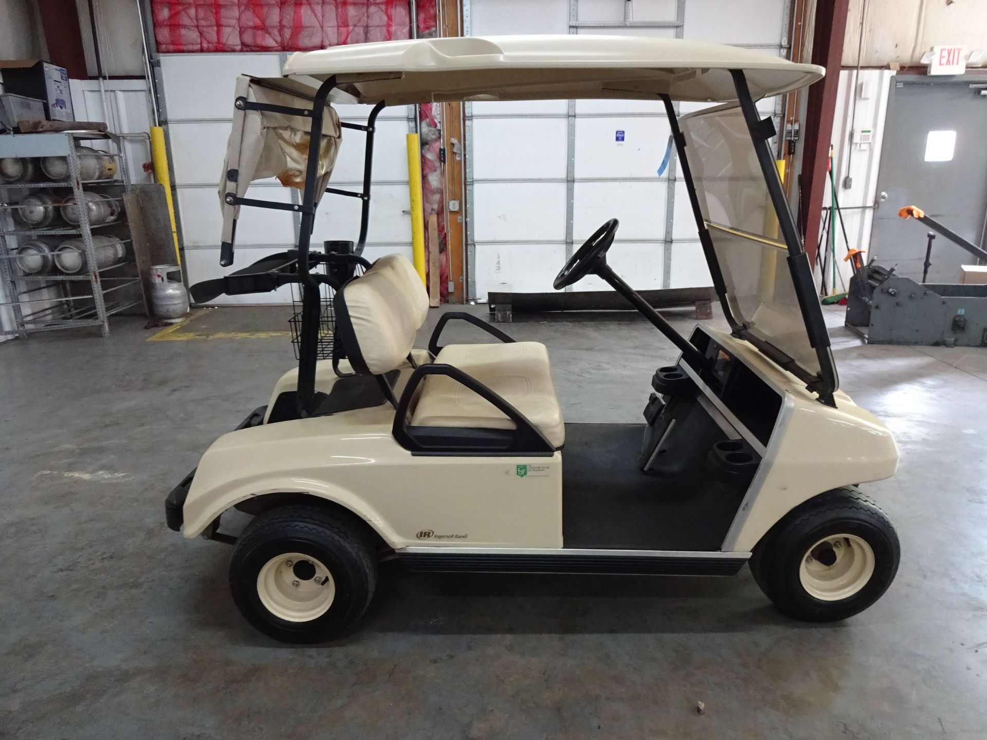 2011 CLUB CAR MODEL DS 2-PERSON GASOLINE POWERED PERSONNEL CARRIER / GOLF CART; S/N AG1129- - Image 3 of 7