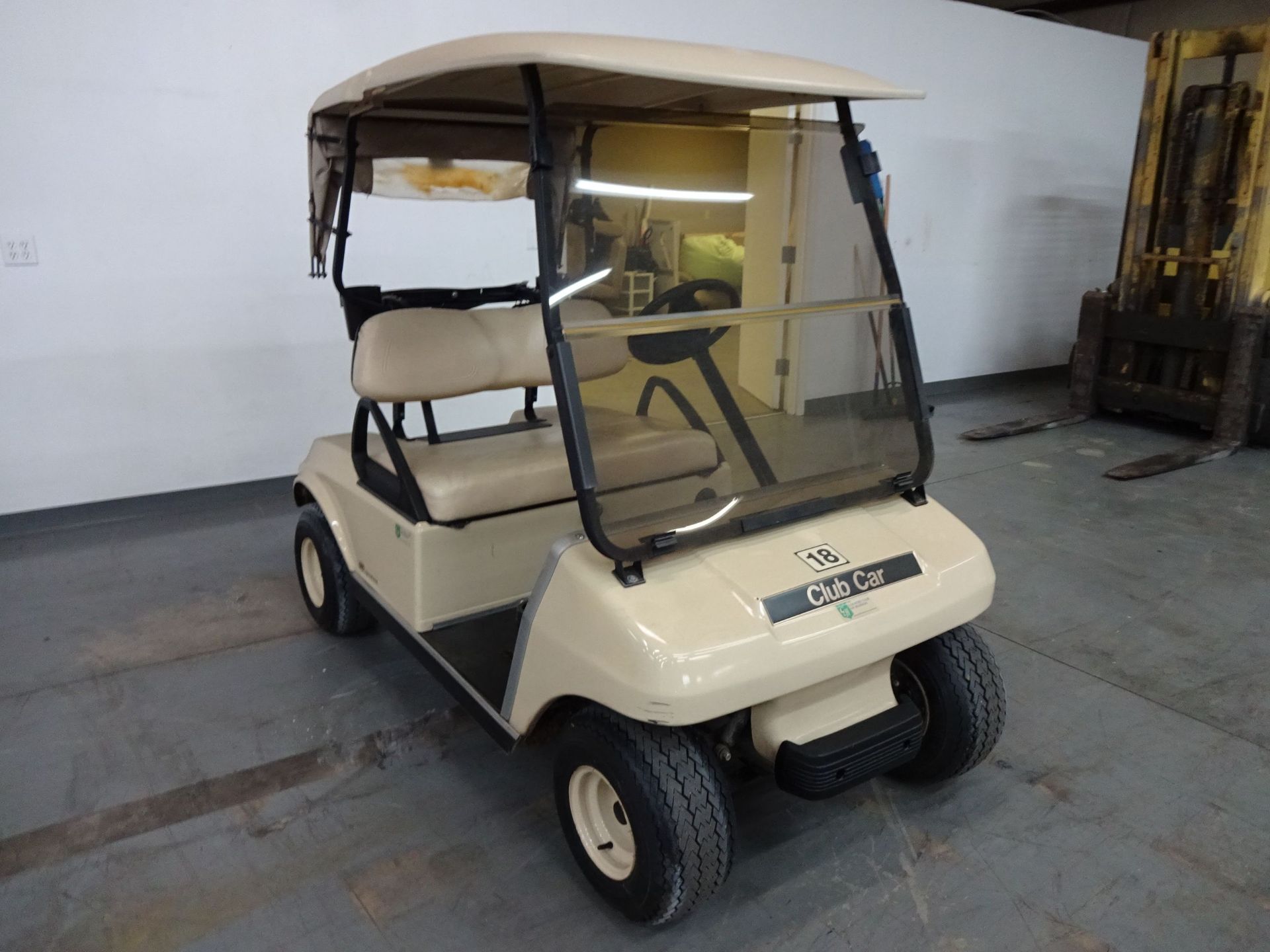 2011 CLUB CAR MODEL DS 2-PERSON GASOLINE POWERED PERSONNEL CARRIER / GOLF CART; S/N AG1129- - Image 2 of 7