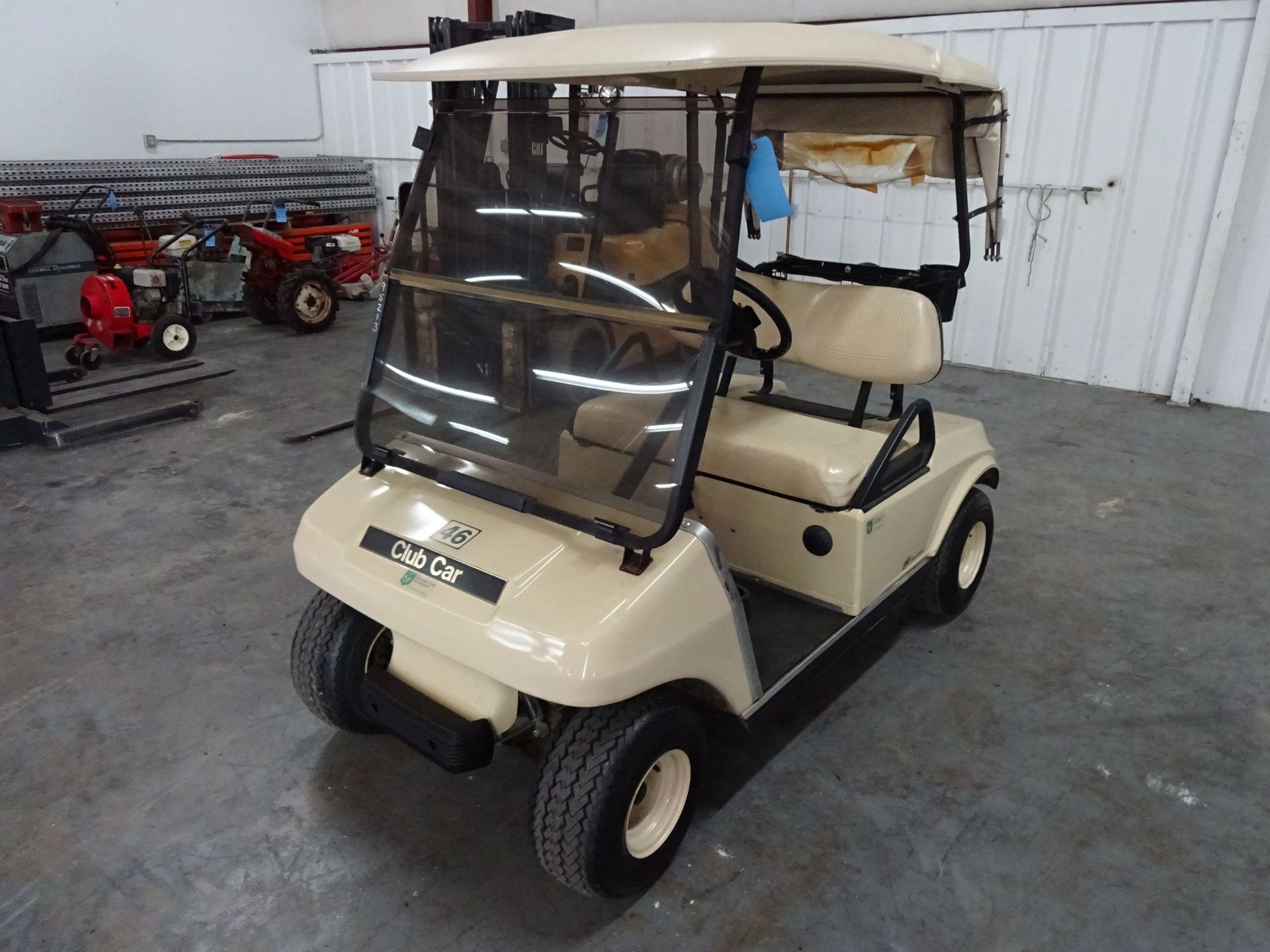 2011 CLUB CAR MODEL DS 2-PERSON GASOLINE POWERED PERSONNEL CARRIER / GOLF CART; S/N AG1129-