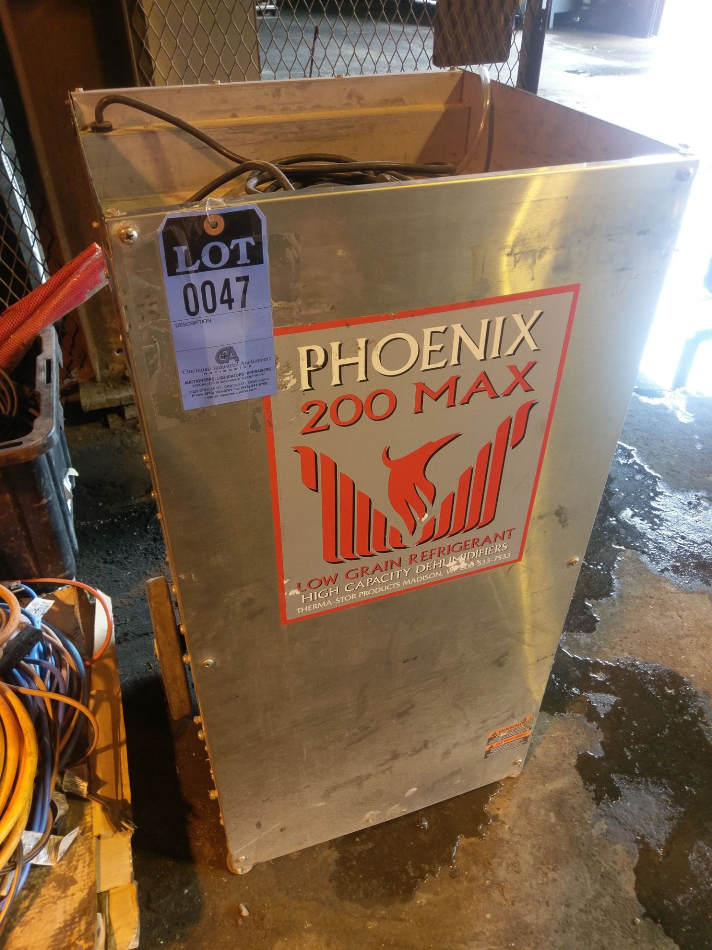 PHOENIX 200 MAX HIGH CAPACITY DEHUMIDIFIER