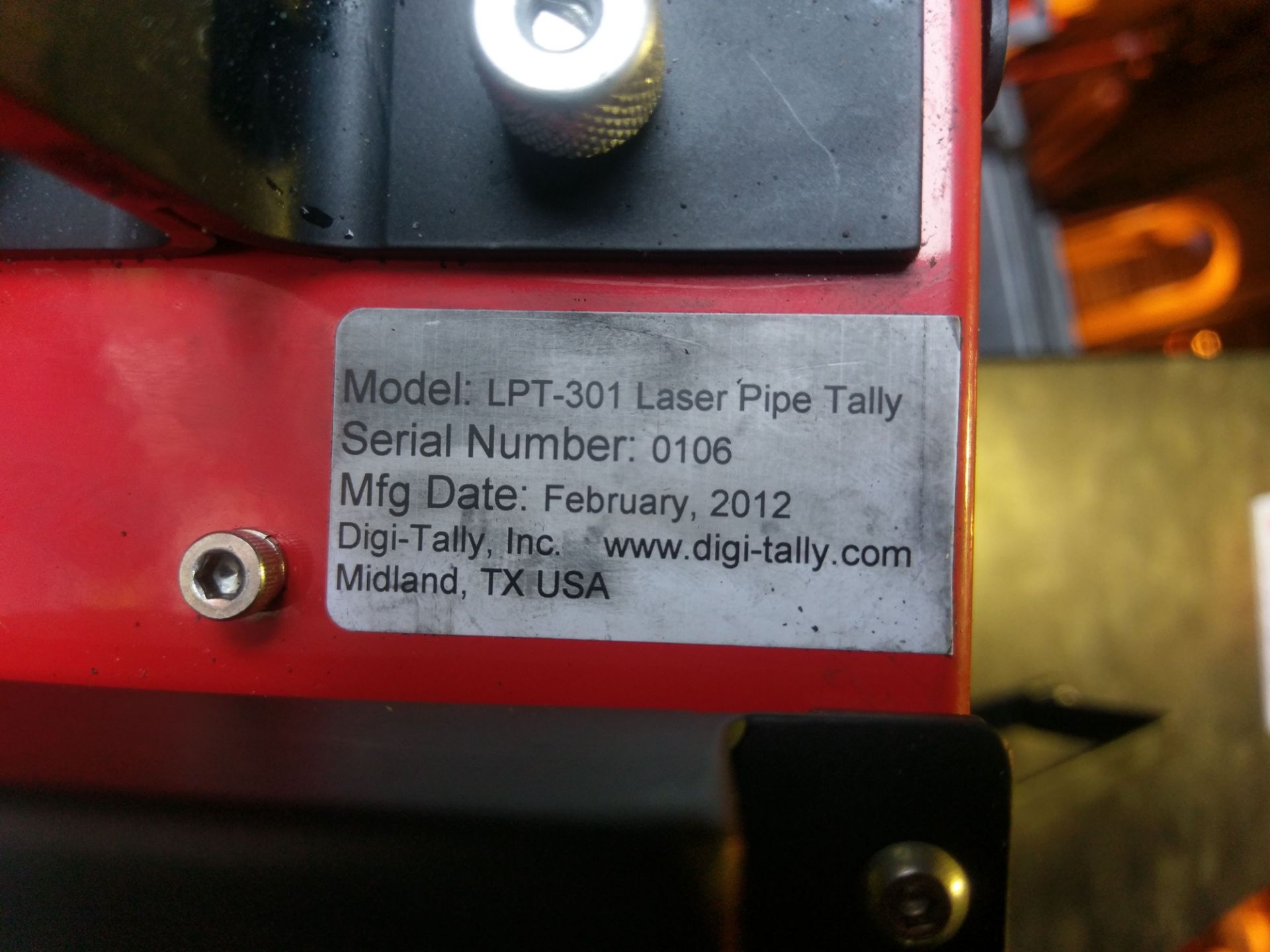 DIGI-TALLY LASER PIPE TALLEY SYSTEM - Image 5 of 5