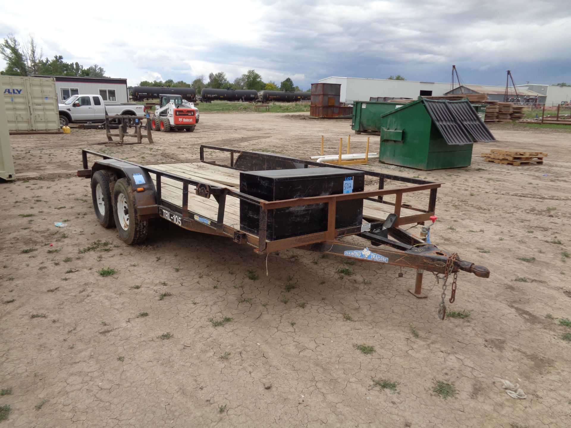 16' UTILITY TRAILER; VIN: UNKNOWN, TANDEM AXLE. (ASSET NUMBER TRL-105) - Bild 2 aus 4