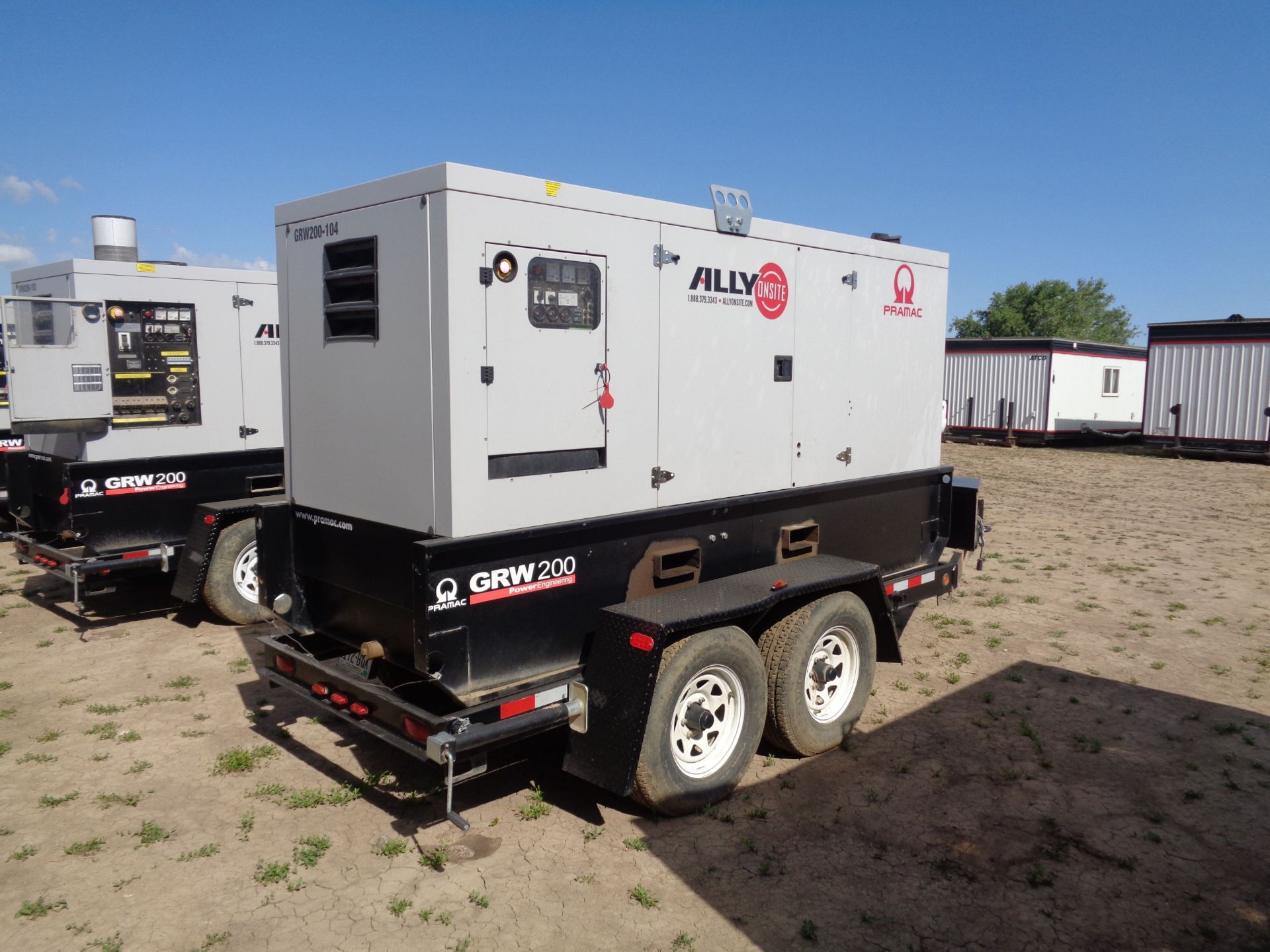 200 KVA / 160 KW, 2014 PRAMAC TRAILER MOUNTED DIESEL GENERATOR; VIN: 1Z9PU1829EM026087, PERKINS 6. - Bild 6 aus 8