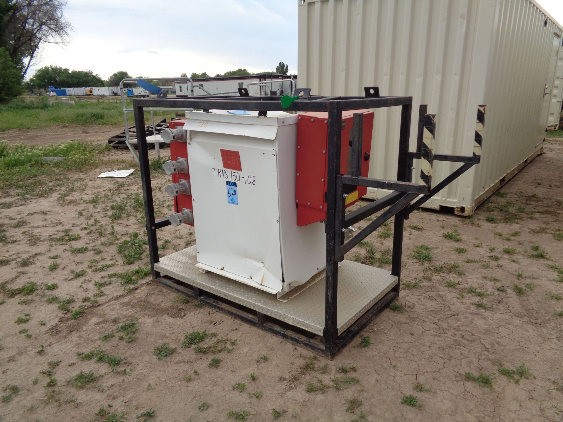 150 KVA TRYSTAR PORTABLE POWER DISTRIBUTION UNIT; FEDERAL PACIFIC CATALOG #T4T150E TRANSFORMER, - Bild 2 aus 5