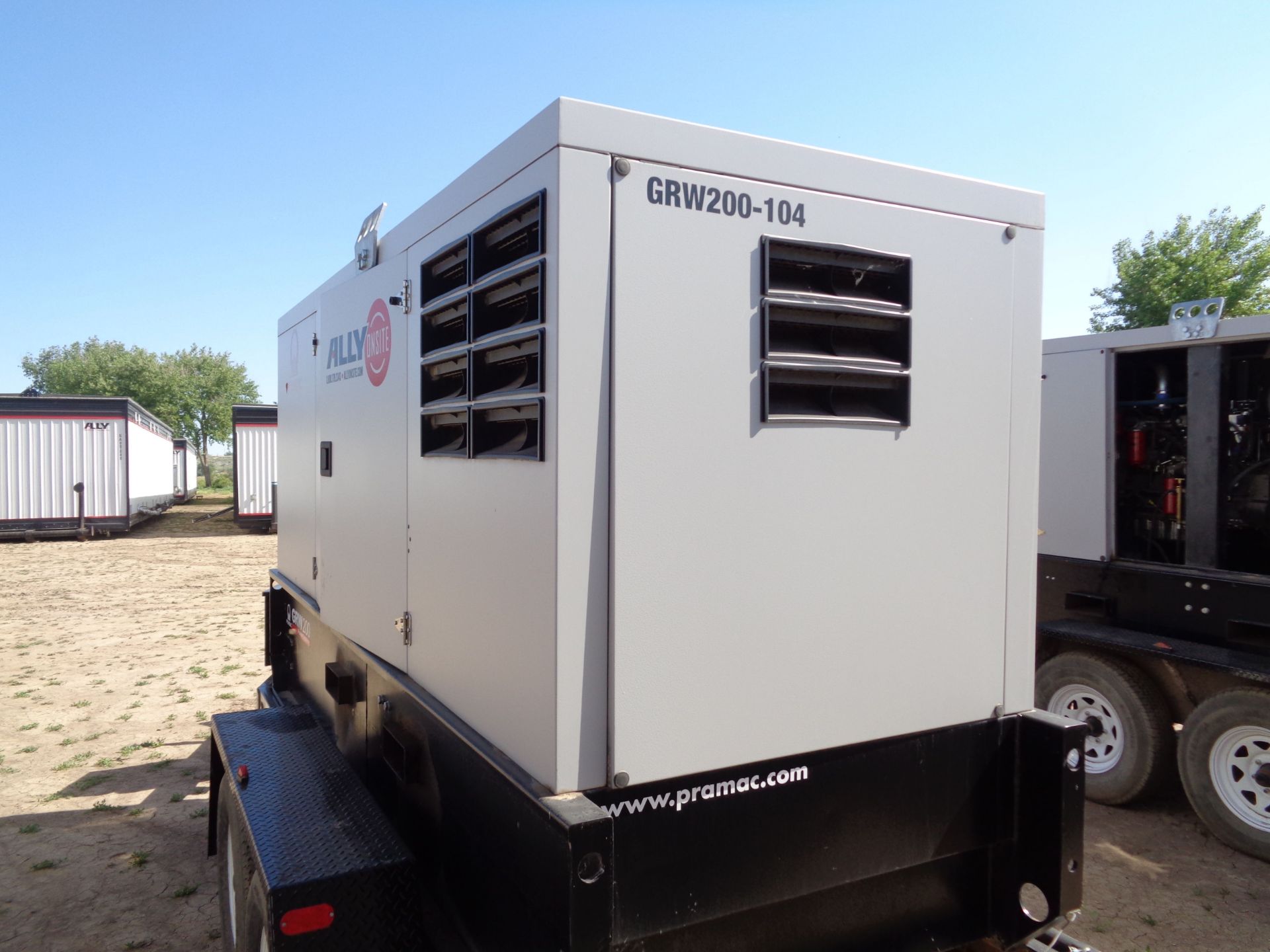 200 KVA / 160 KW, 2014 PRAMAC TRAILER MOUNTED DIESEL GENERATOR; VIN: 1Z9PU1829EM026087, PERKINS 6. - Bild 7 aus 8