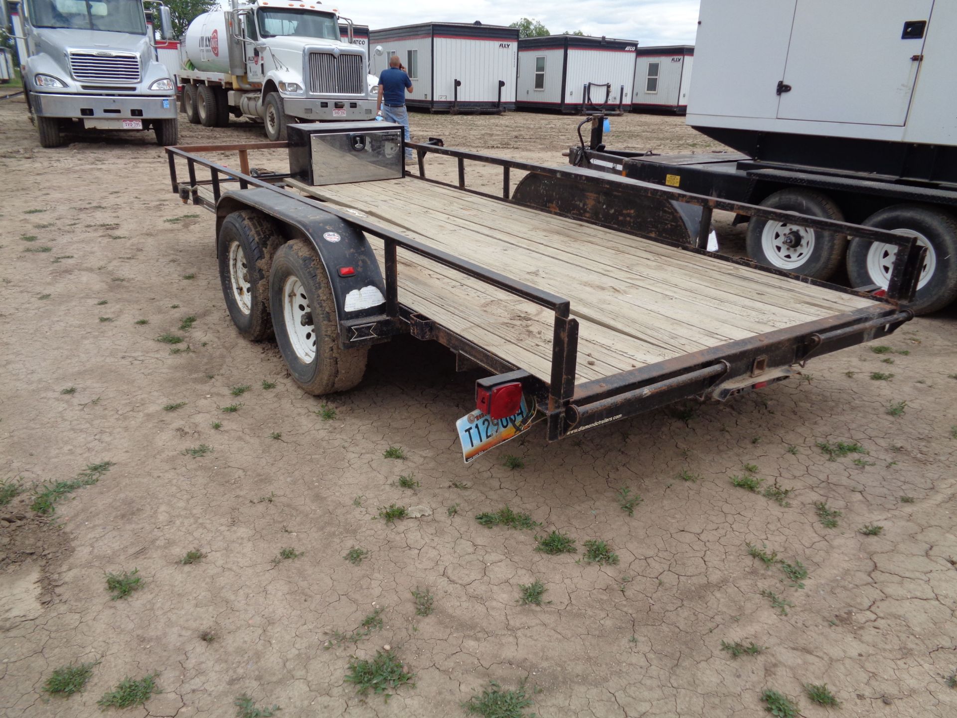 16' UTILITY TRAILER; VIN: UNKNOWN, TANDEM AXLE. (ASSET NUMBER TRL-105) - Bild 4 aus 4