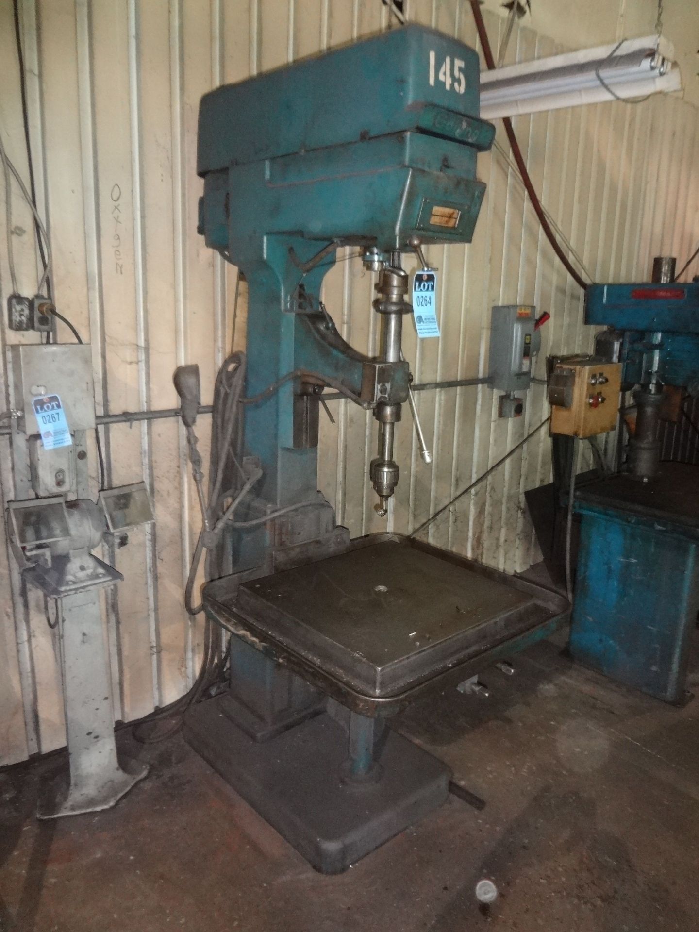 32" EDLUND MODEL 2115 TABLE DRILL; S/N N/A, 75-1,800 RPM SPINDLE SPEED, 24" X 28" TABLE - Image 2 of 2