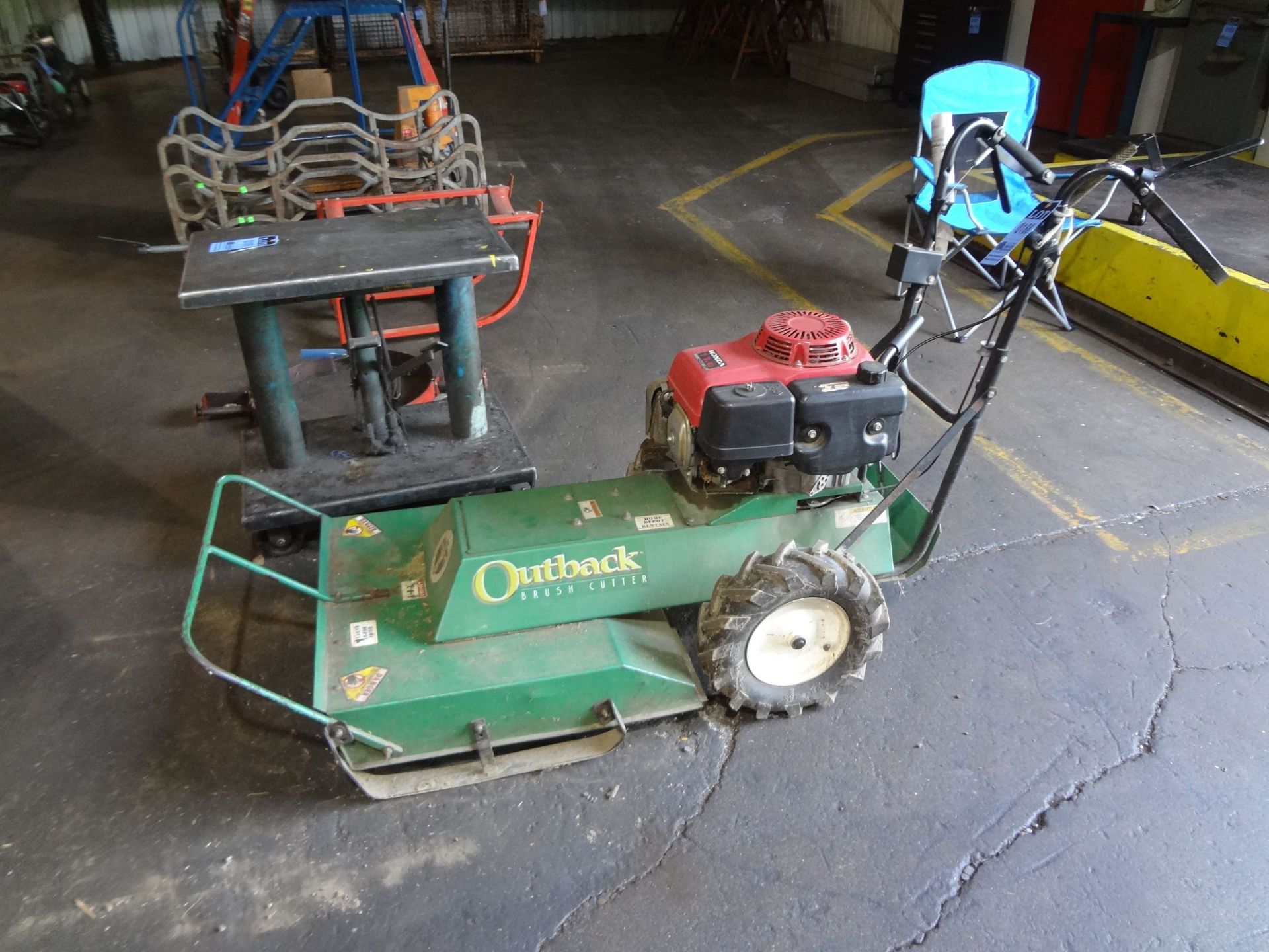 OUTBACK GASOLINE POWERED BRUSH CUTTER, 11 HP HANDA MOTOR