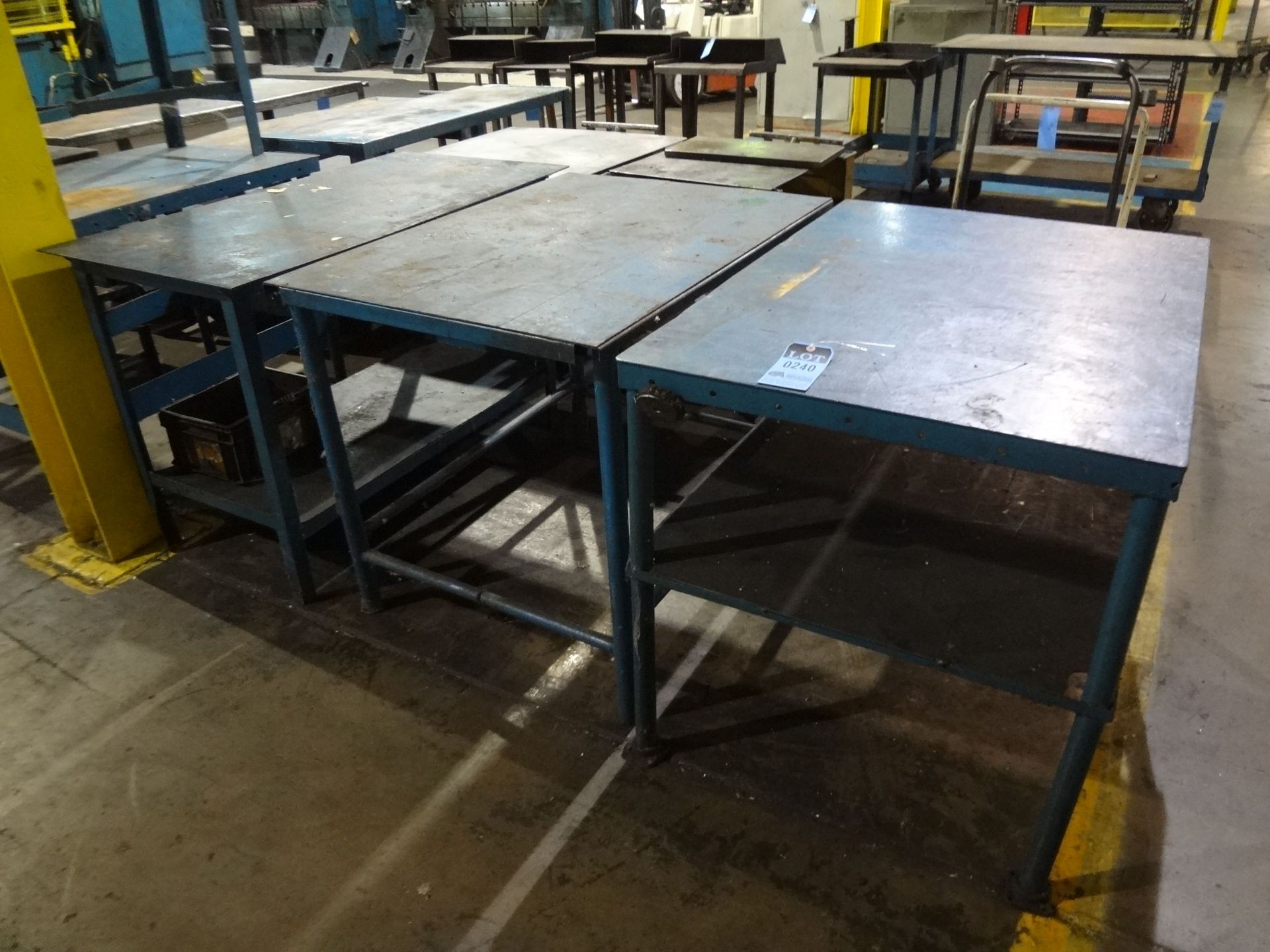 30" X 53" STEEL BENCHES