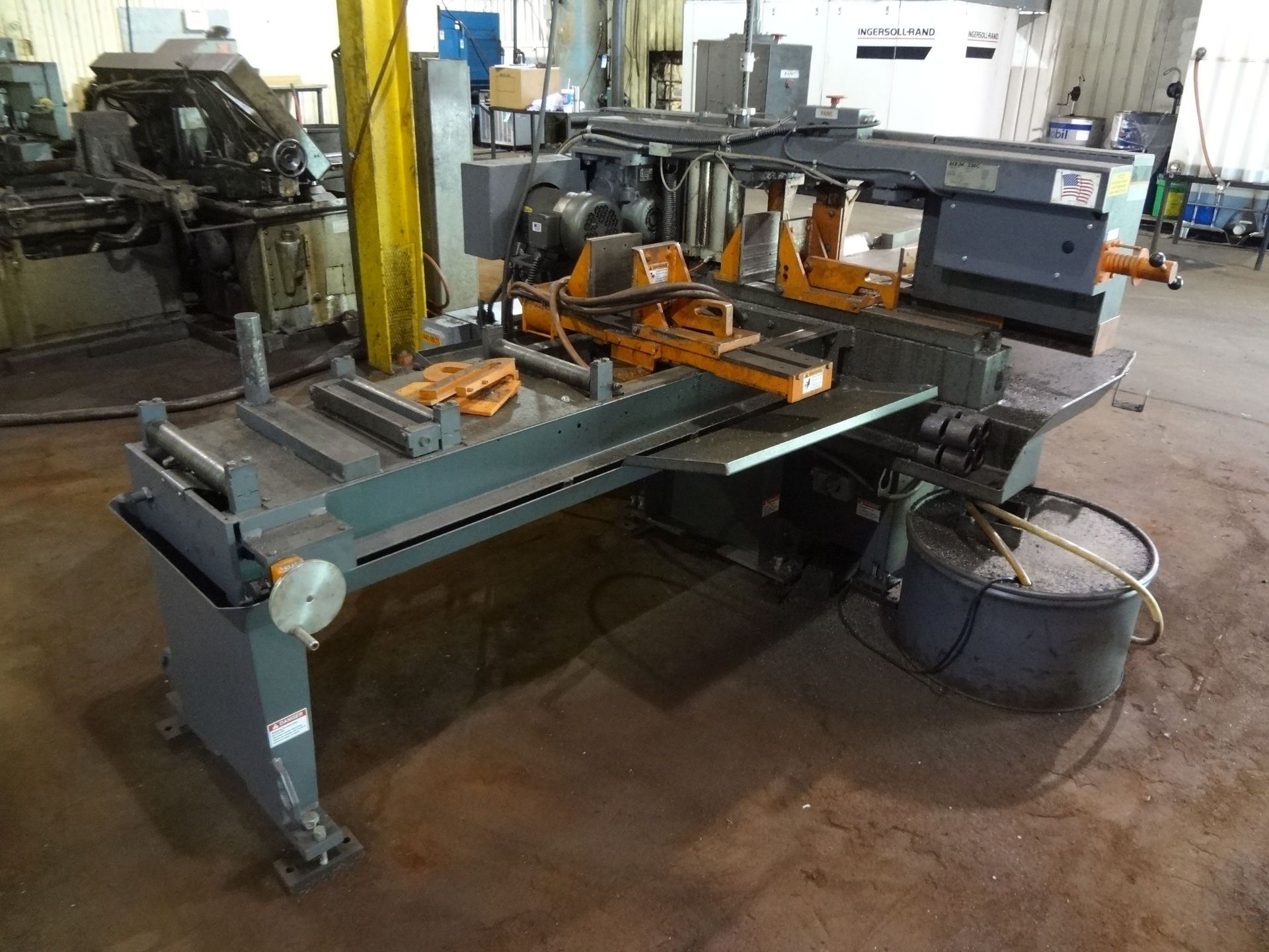 12" X 12" HEM-SAW MODEL H90A-4 AUTOMATIC HORIZONTAL BAND SAW; S/N 1176413, HYDRAULIC CLAMPING AND - Image 5 of 10