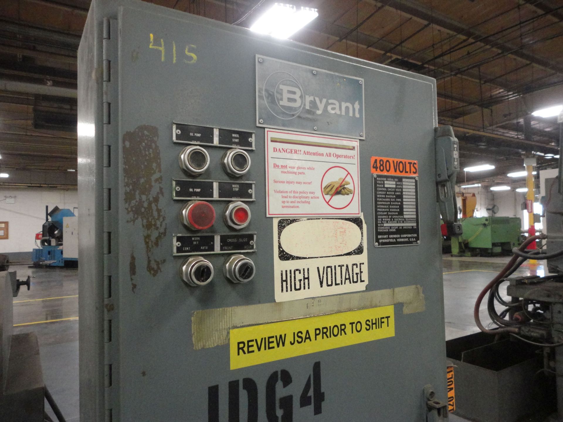 BRYANT MODEL 1416J ID GRINDER; S/N 15583 - Image 11 of 12