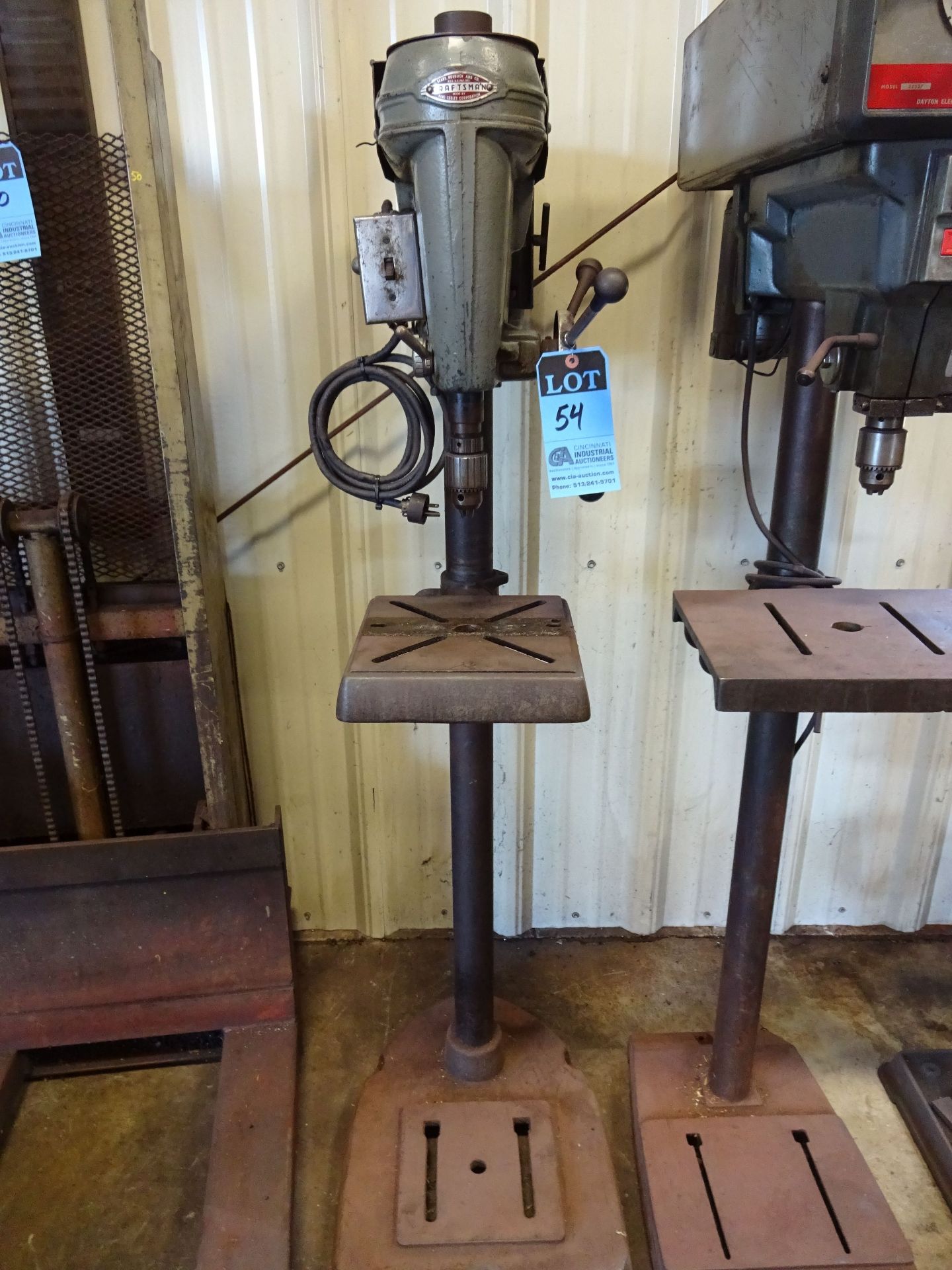 16" CRAFTSMAN PEDASTAL DRILL PRESS