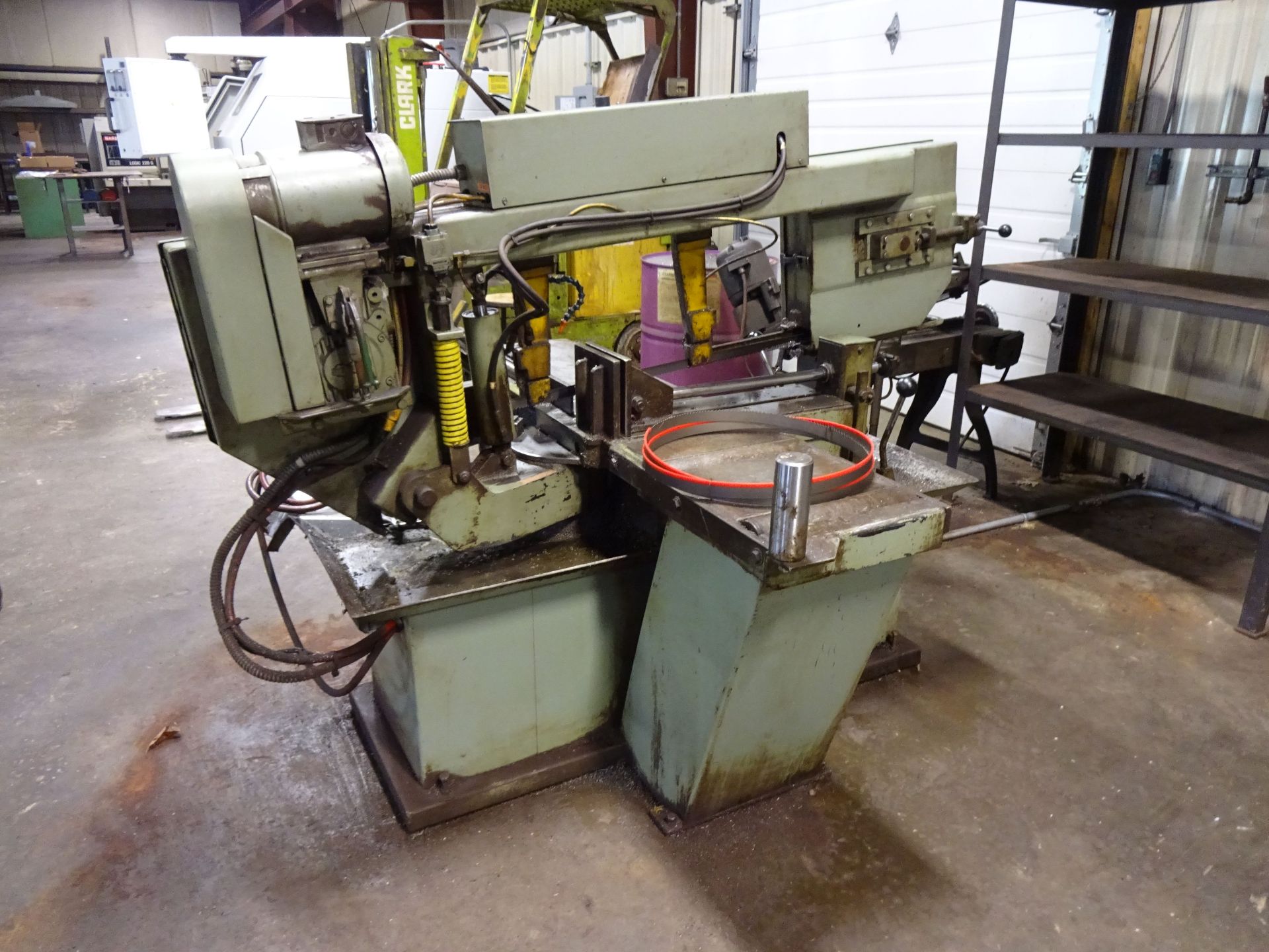 13" X 18" HYD-MECH MODEL S-20 MITRE HEAD HORIZONTAL BAND SAW; S/N 20295118, HYDRAULIC CLAMP, 2 HP - Image 2 of 8