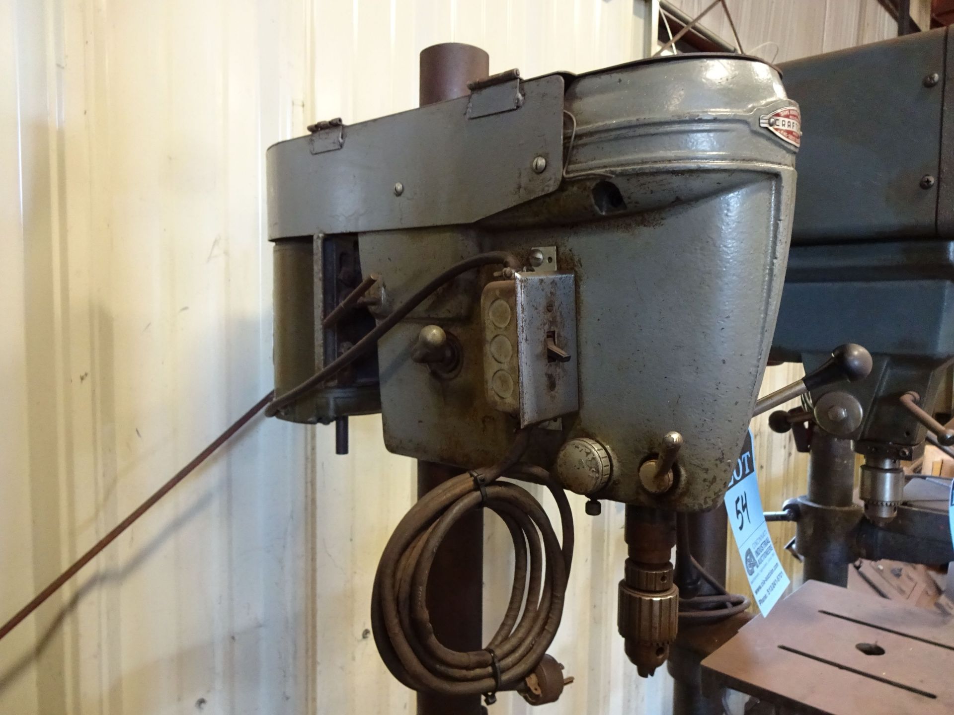 16" CRAFTSMAN PEDASTAL DRILL PRESS - Image 2 of 4