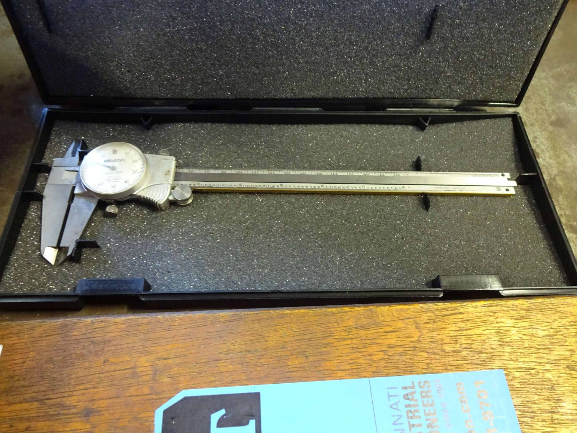 8" MITUTOYO DIAL CALIPER